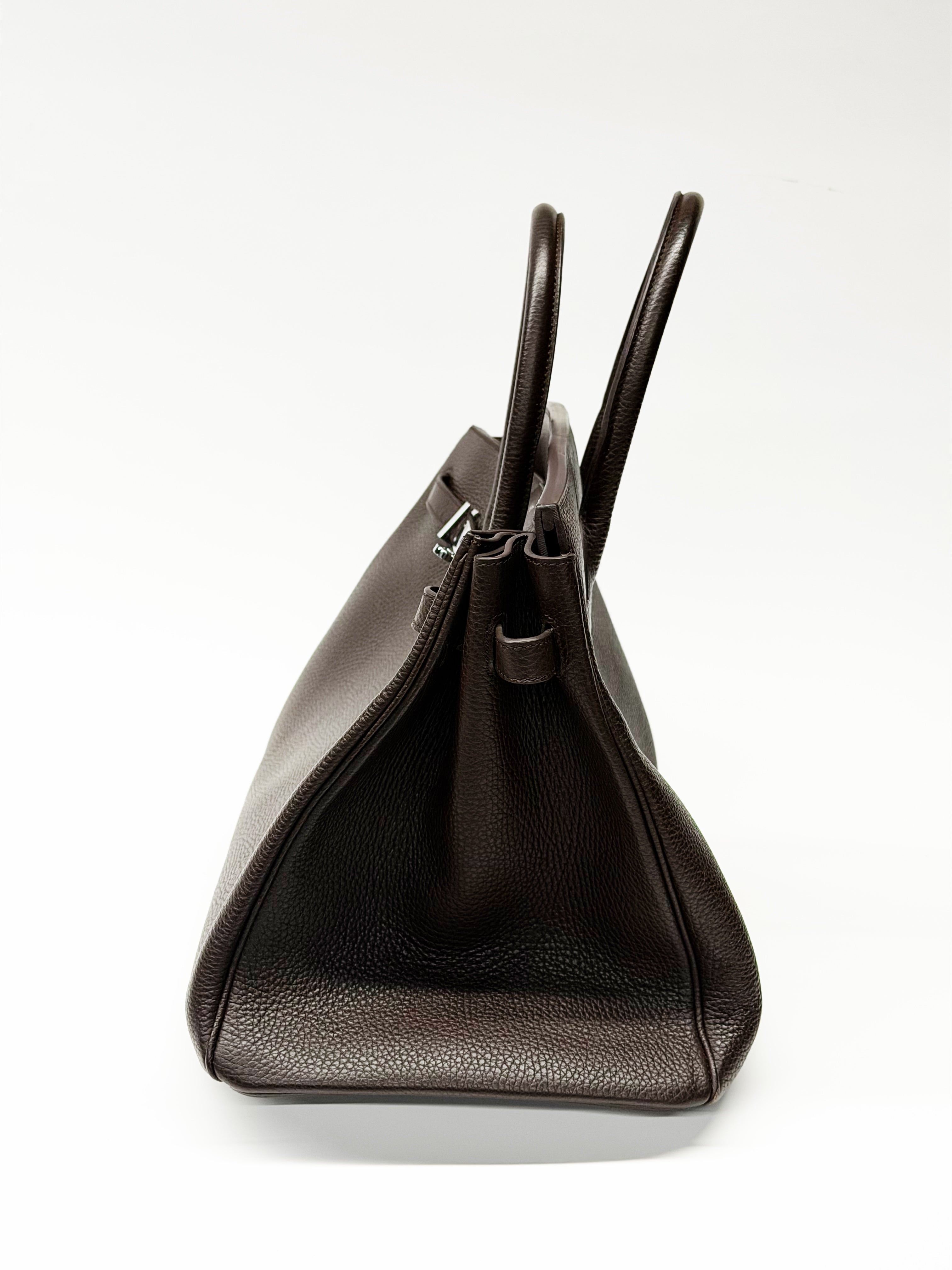 Hermès Birkin 40 Etoupe Togo Leather Palladium Hardware 2011 Investment Piece