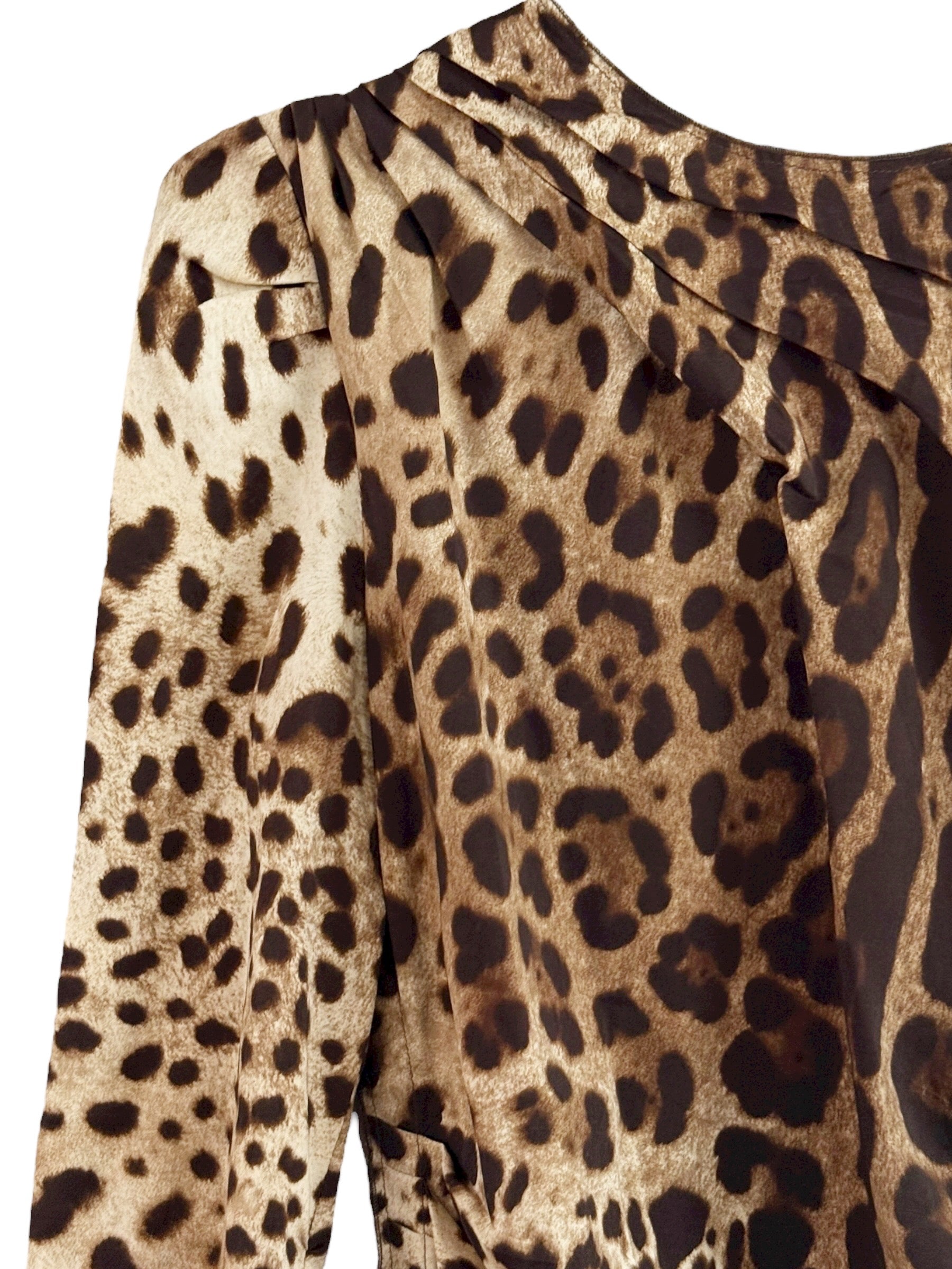 Dolce & Gabbana Leopard Print Dress - S