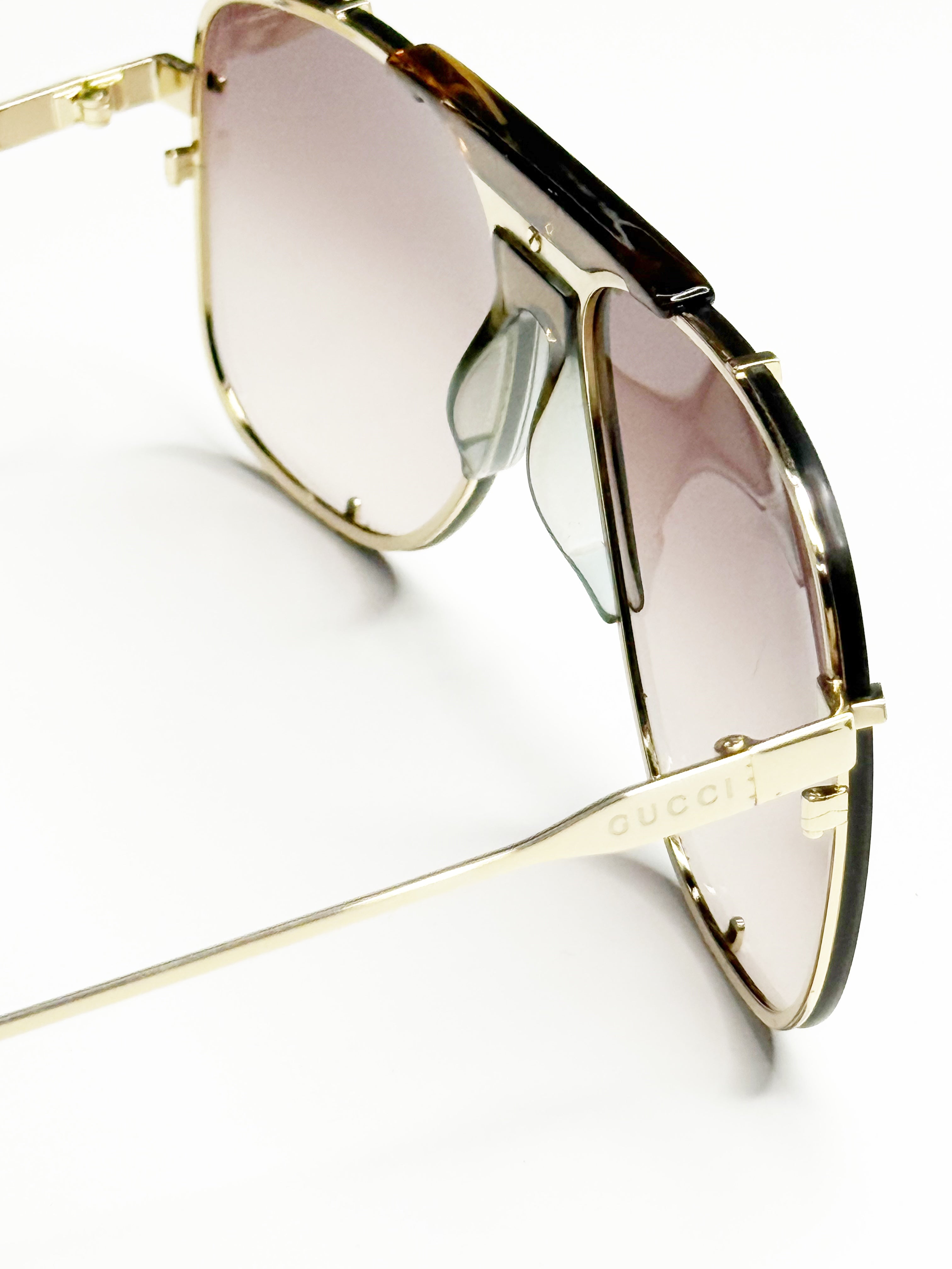 Gucci GG0798S Oversized Aviator Sunglasses