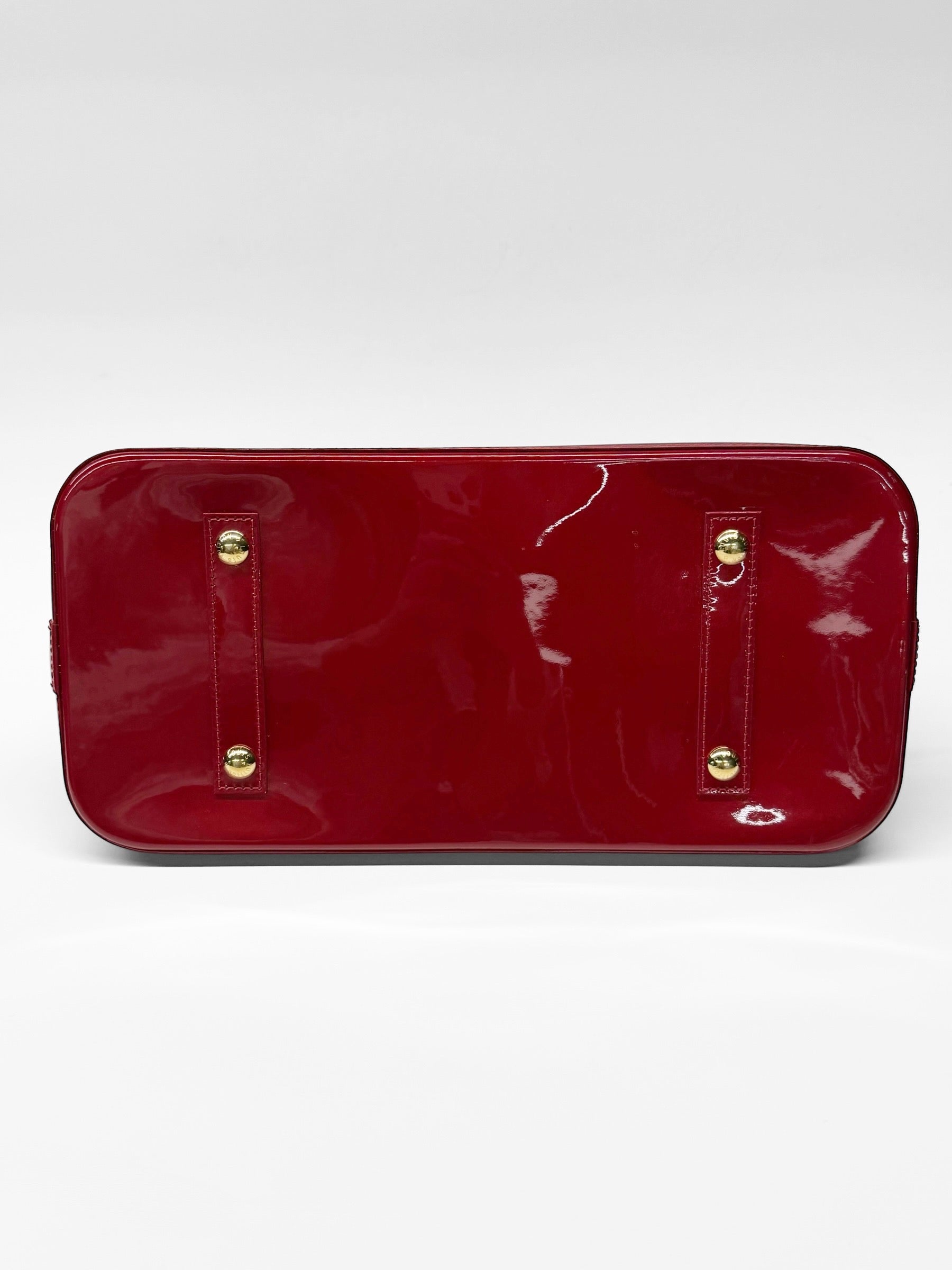 LOUIS VUITTON ALMA VERNIS GM RED