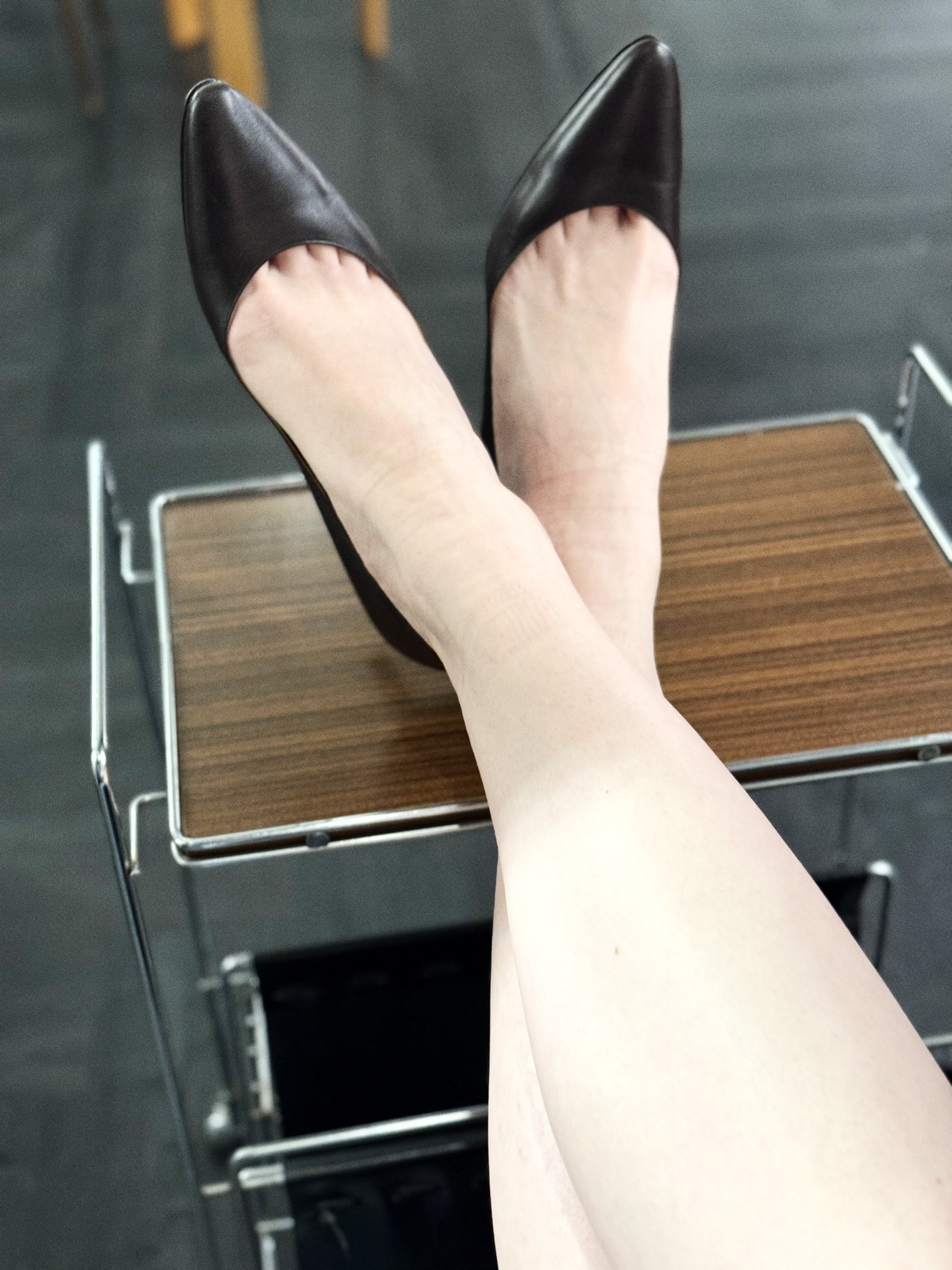 Hermès Brown Leather Pumps