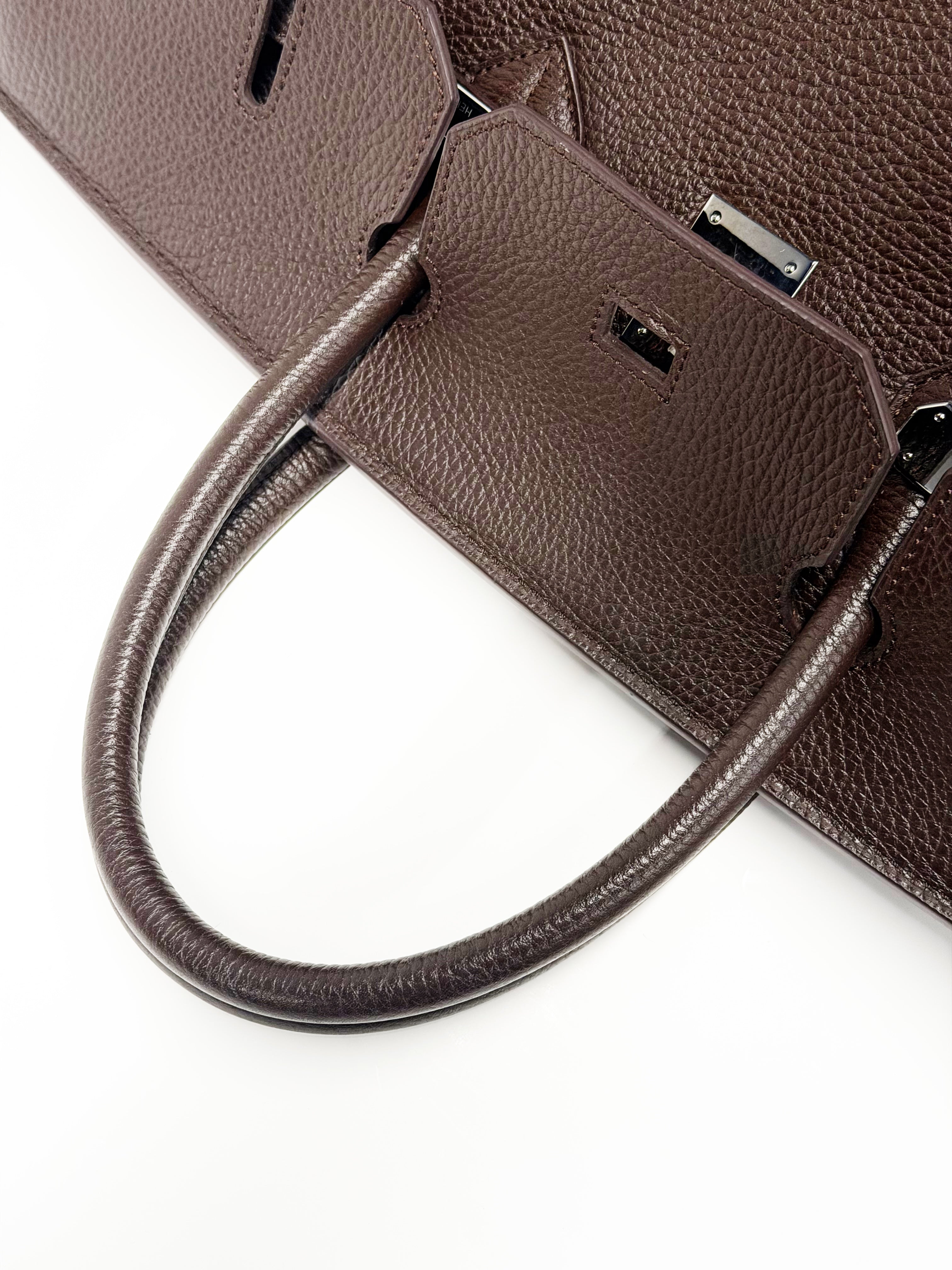 Hermès Birkin 40 Etoupe Togo Leather Palladium Hardware 2011 Investment Piece