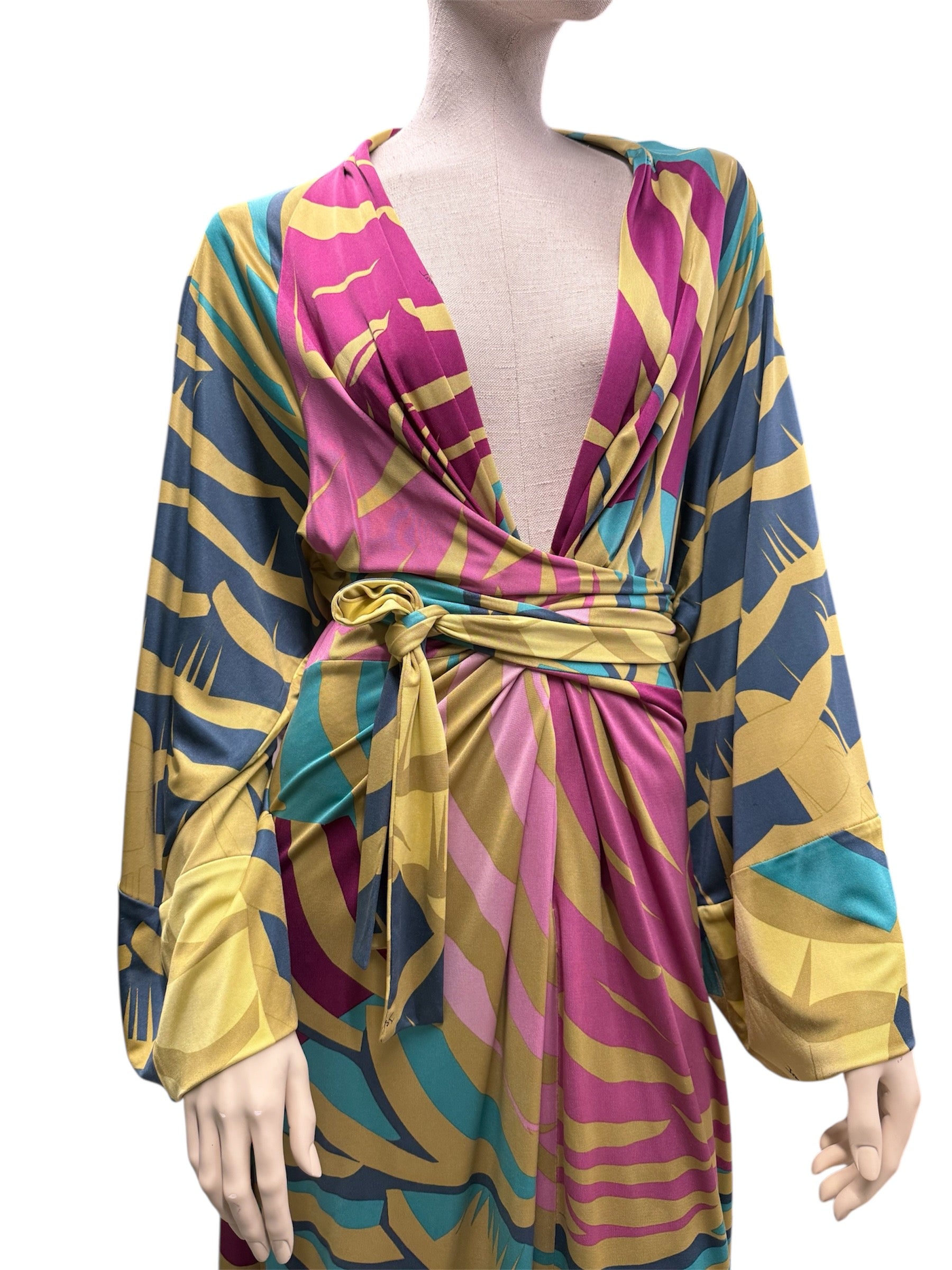 ISSA London Silk Wrap Dress
