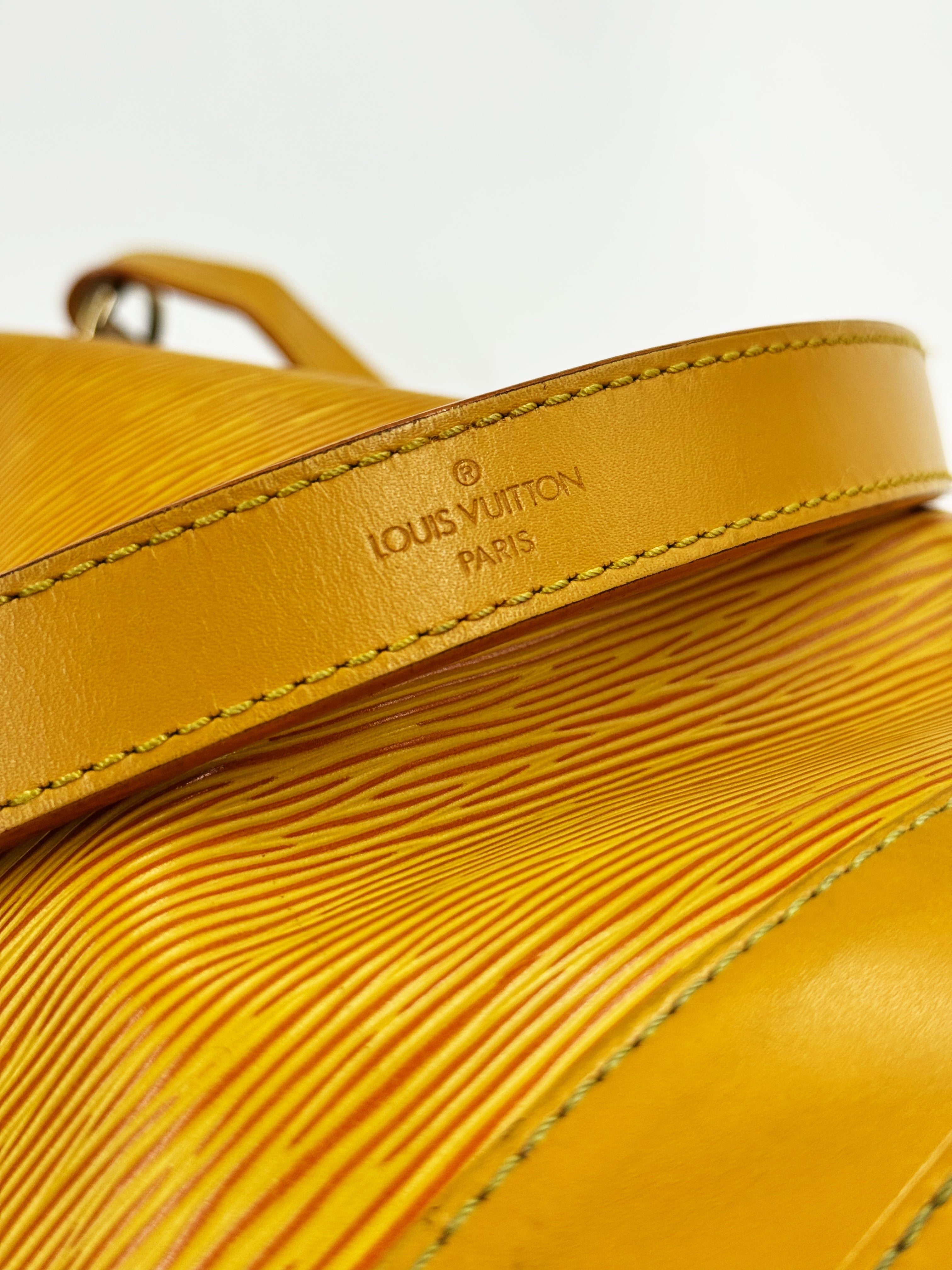 Louis Vuitton Noé Epi Leather Bucket Bag