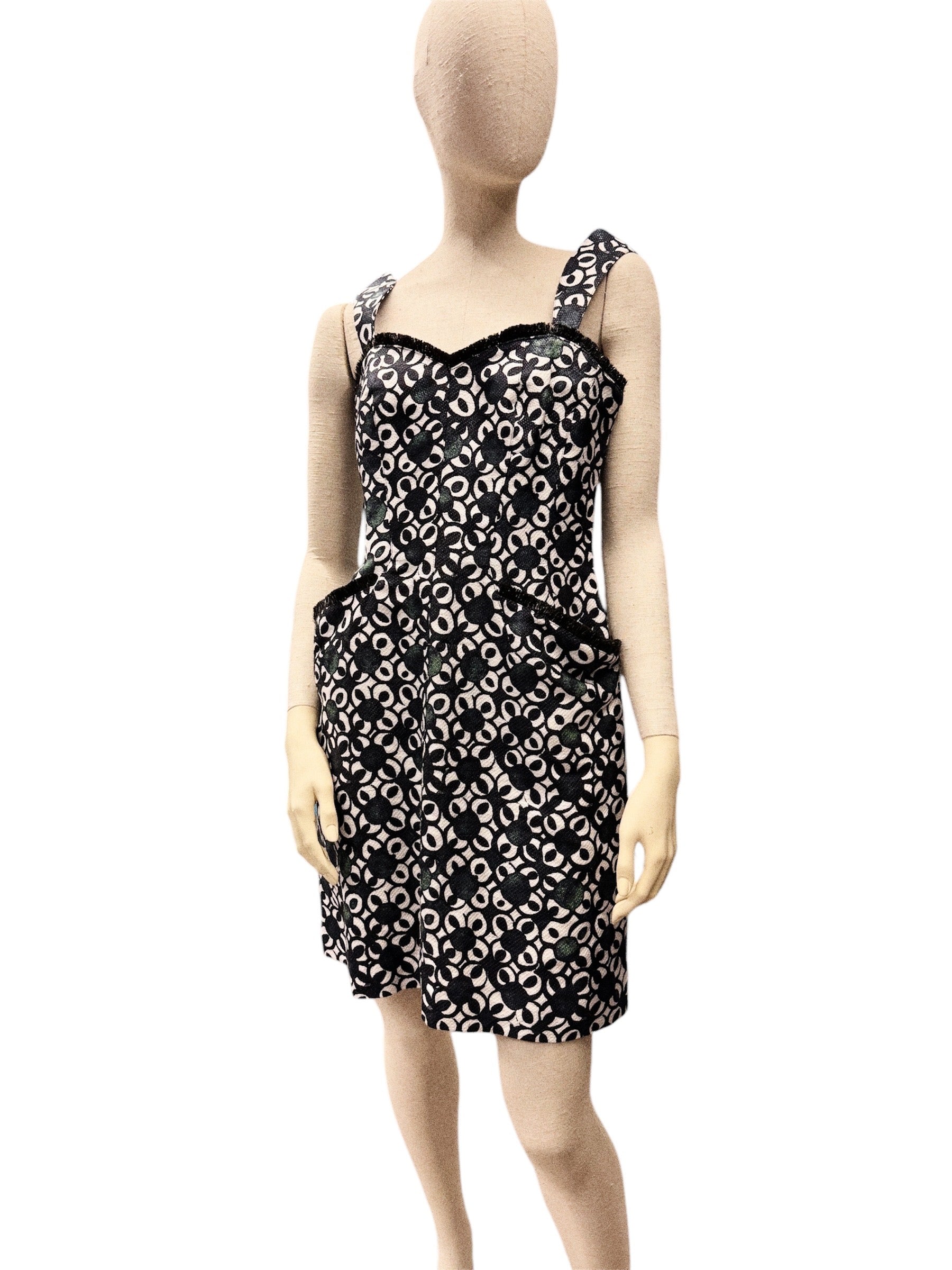 Mugler Patterned Mini Dress
