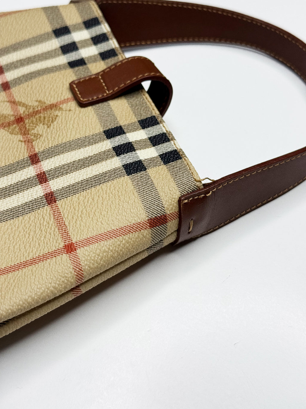 BURBERRY VINTAGE HAYMARKET MINI TOTE (2000–2017)