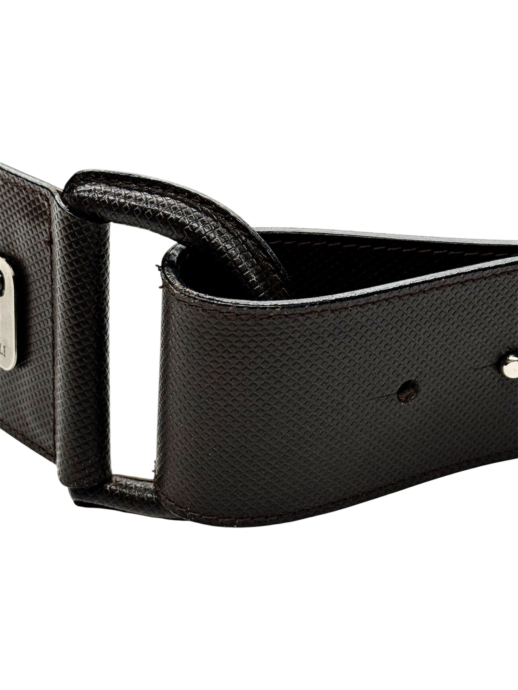Enzo Poli Wide Leather Waist Belt