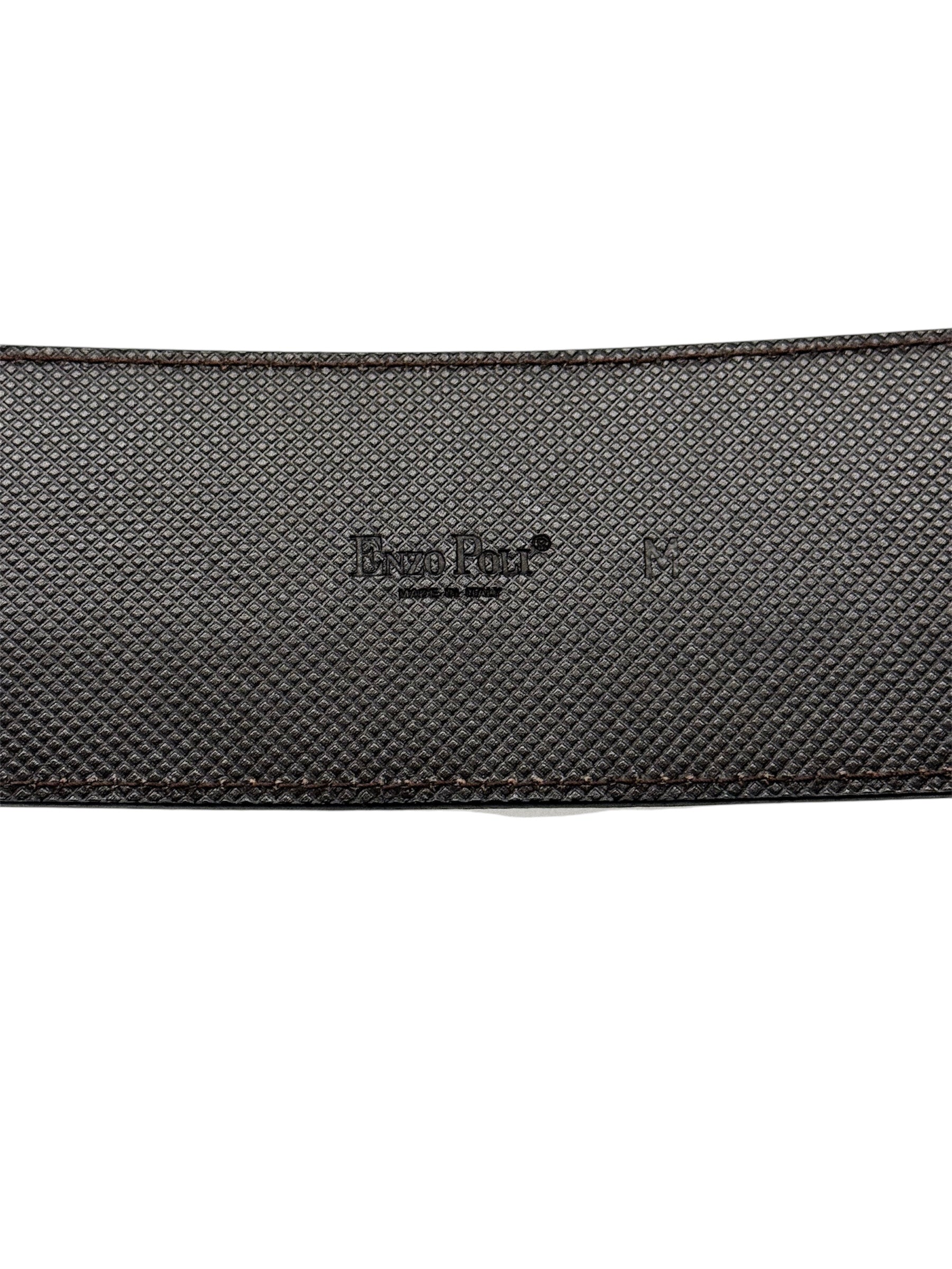 Enzo Poli Wide Leather Waist Belt