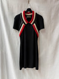Balenciaga Colorblock Knit Polo Dress