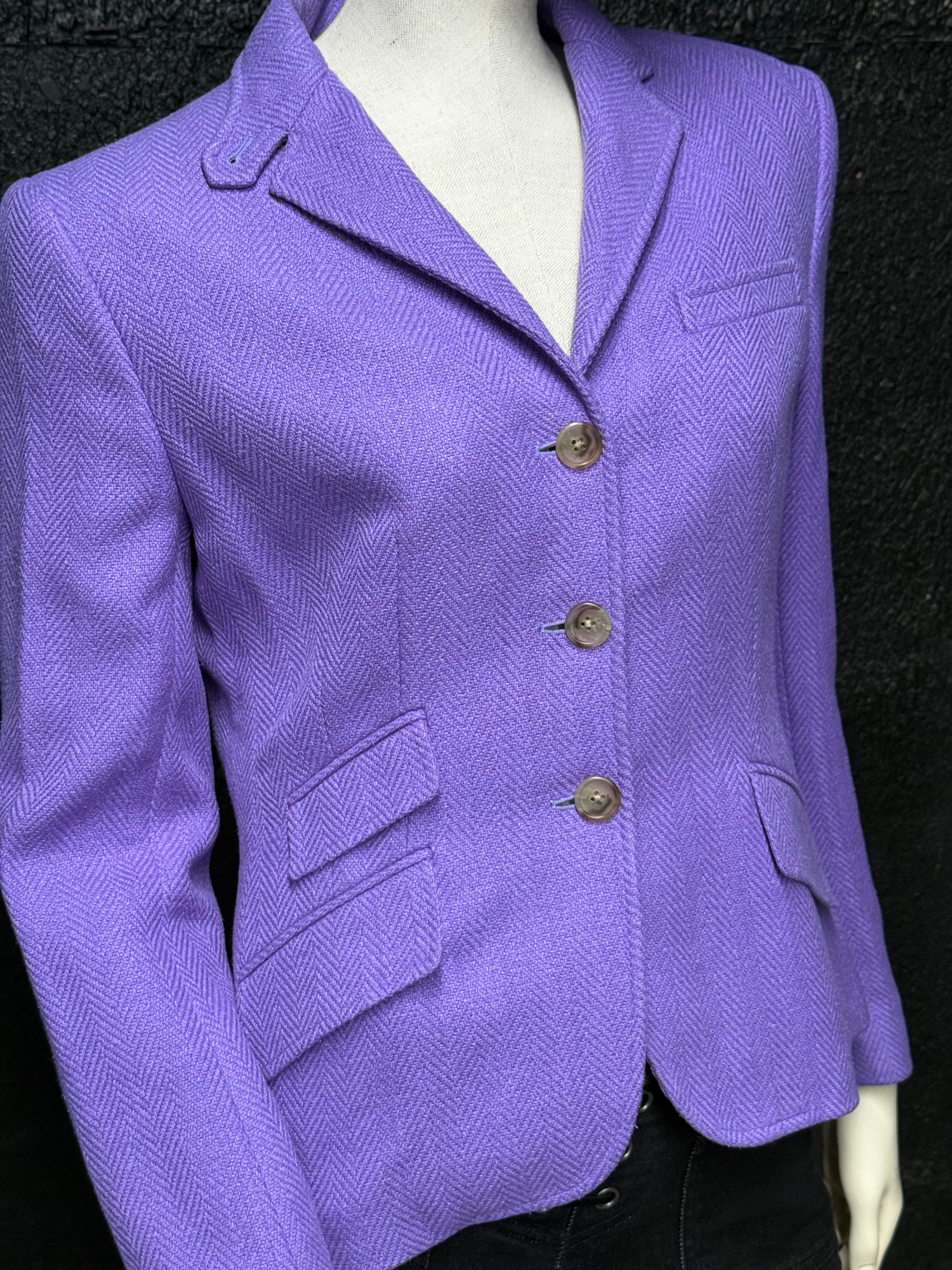 Ralph Lauren Silk-Lined Wool Blazer