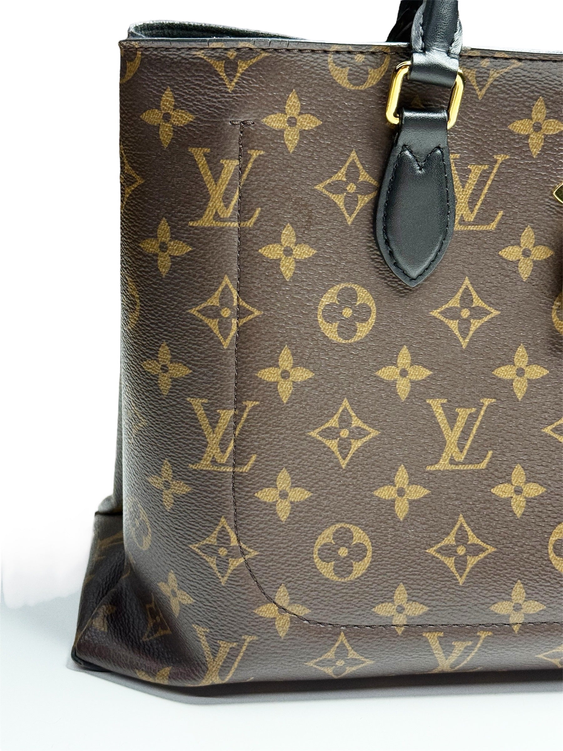 LOUIS VUITTON 
Monogram Flower Tote Black