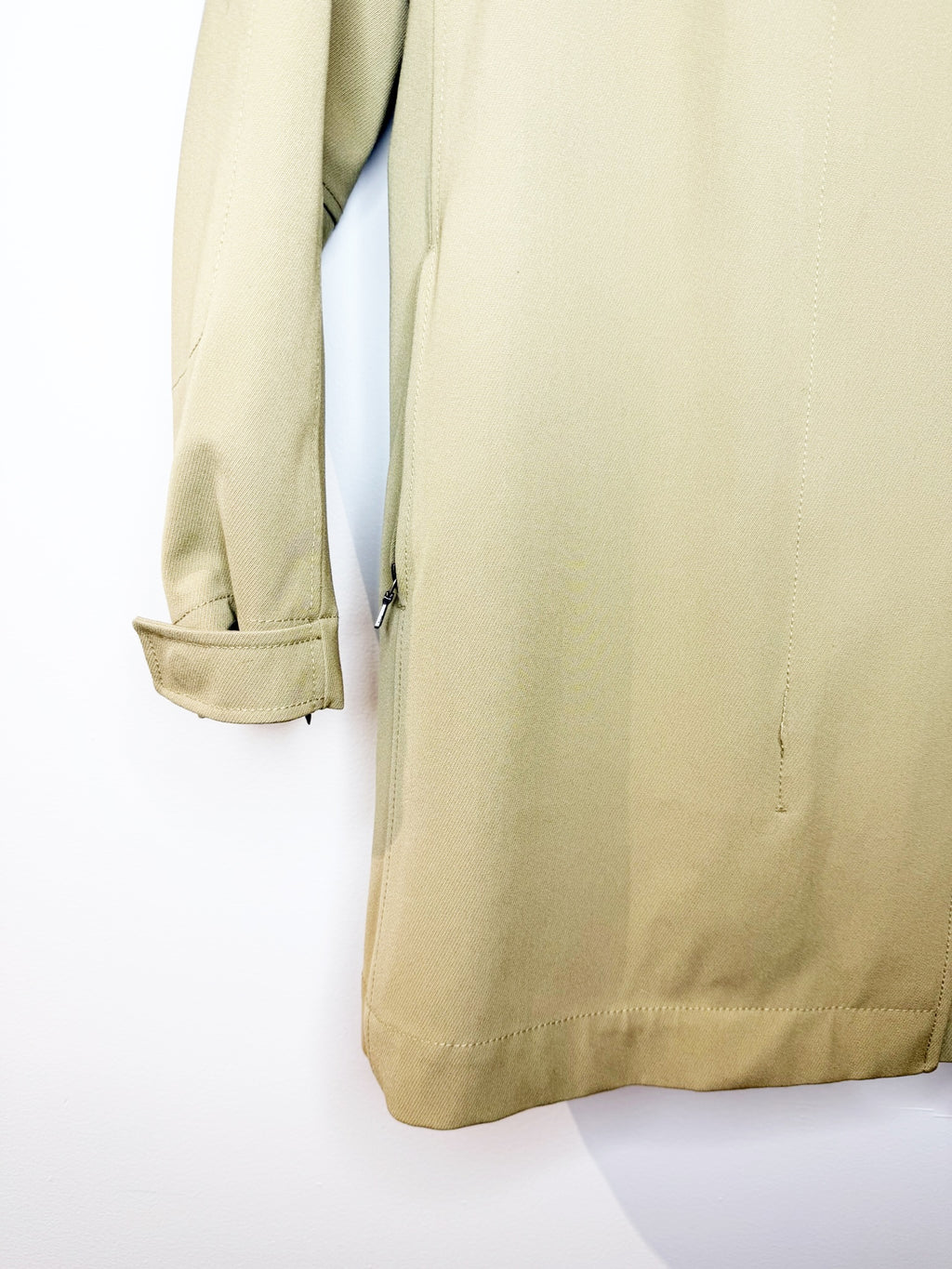 PRADA Shearling-Trim Technical Coat –  Mat. 9T1