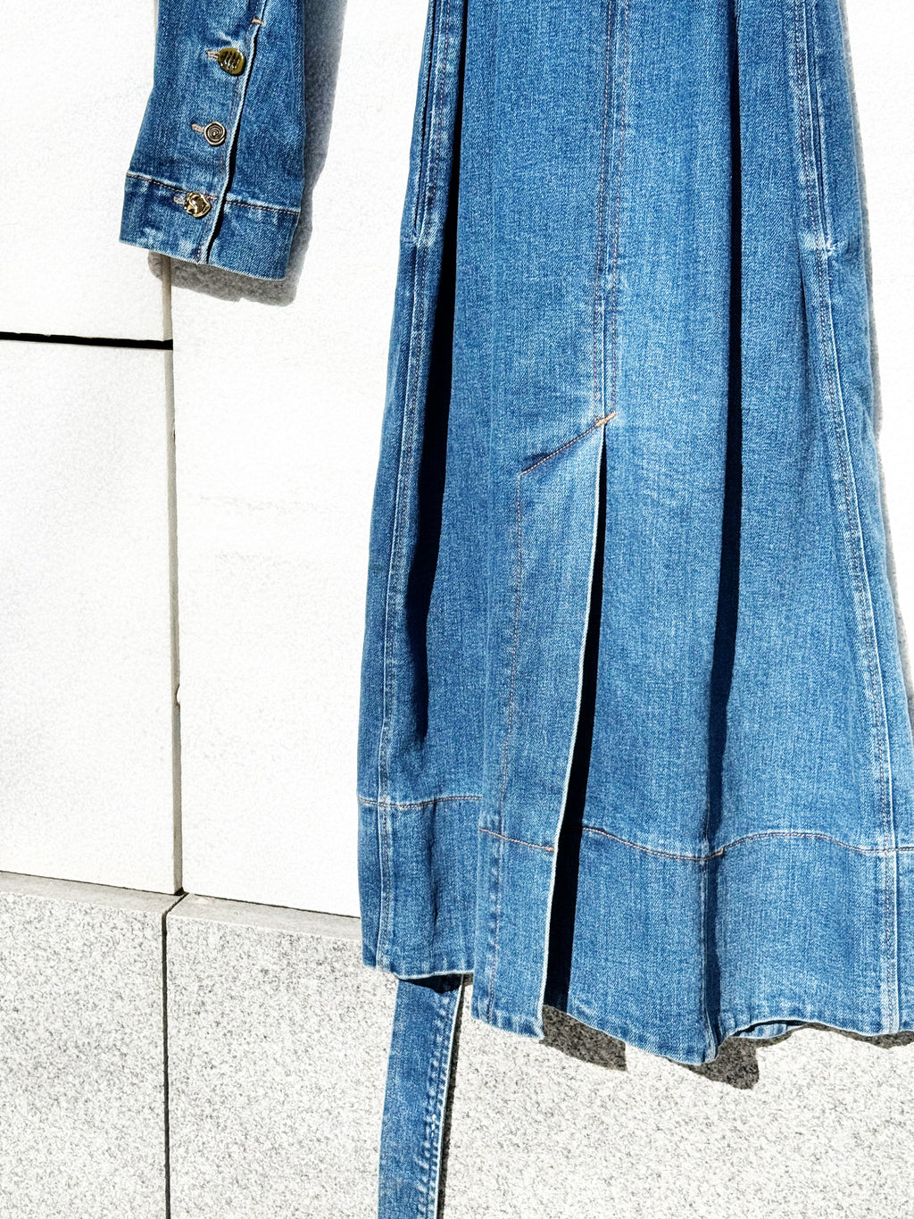 Rejina Pyo Denim Belted Dress