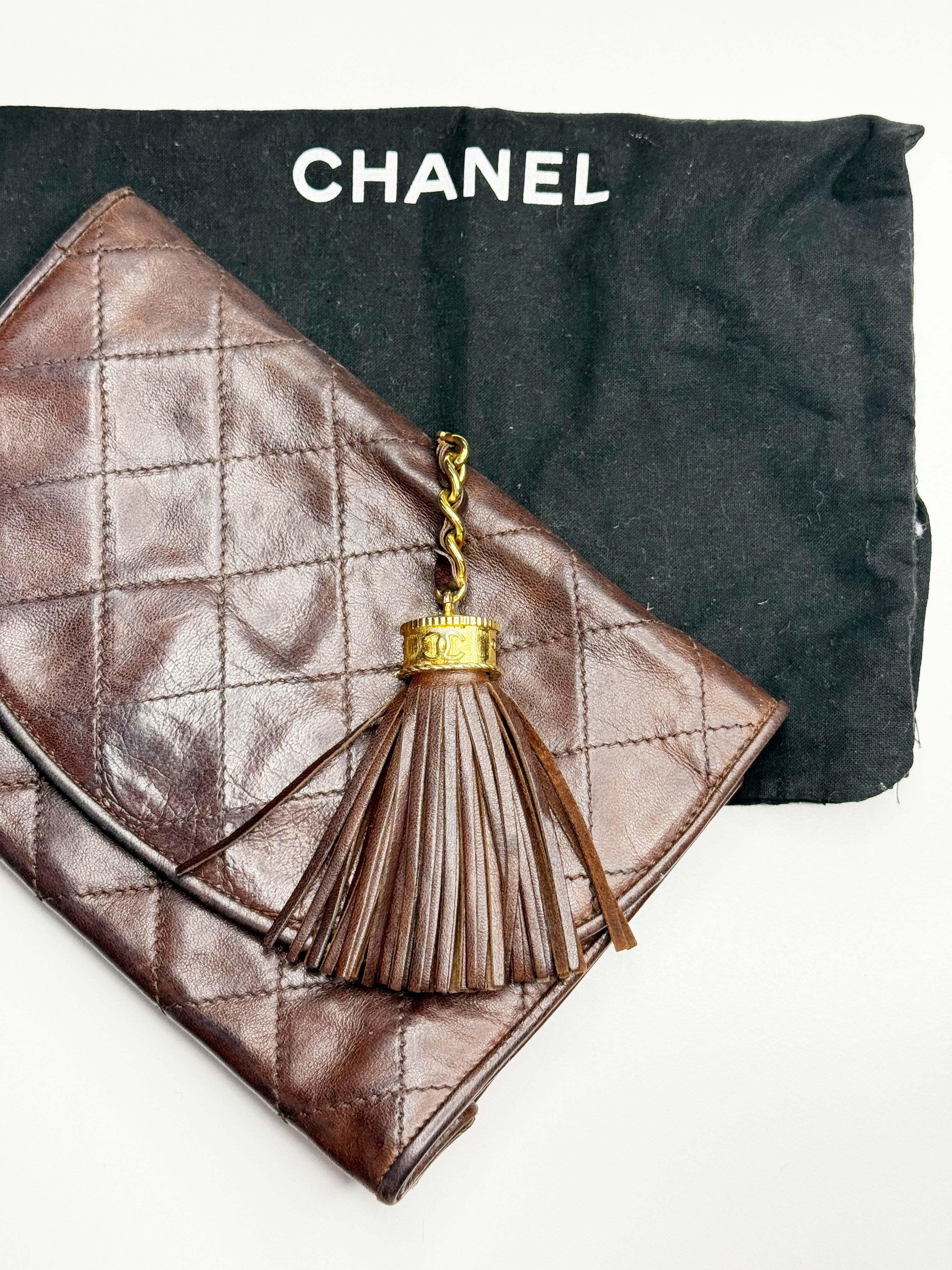 Chanel Vintage Quilted Tassel Bag