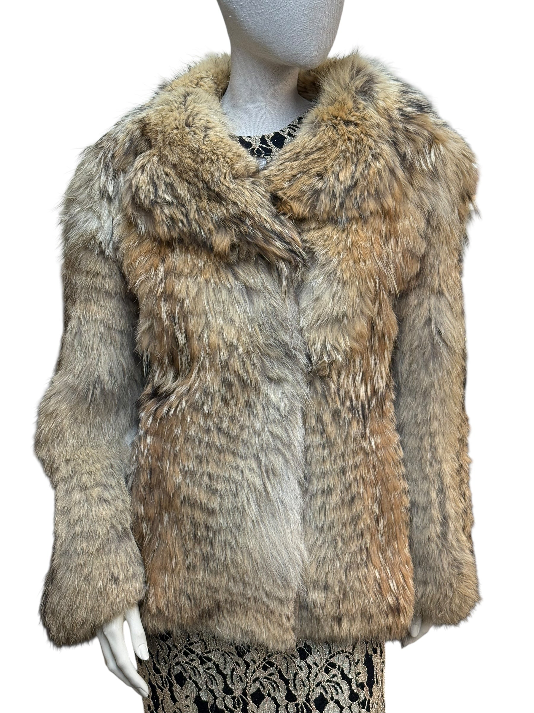 VINTAGE NATURAL FUR JACKET – SHORT LENGTH