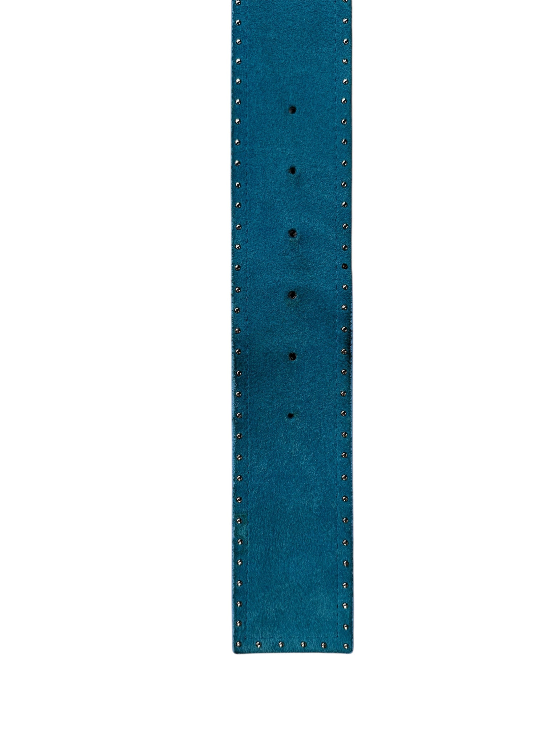 Fabrizio Mancini Blue Suede Belt