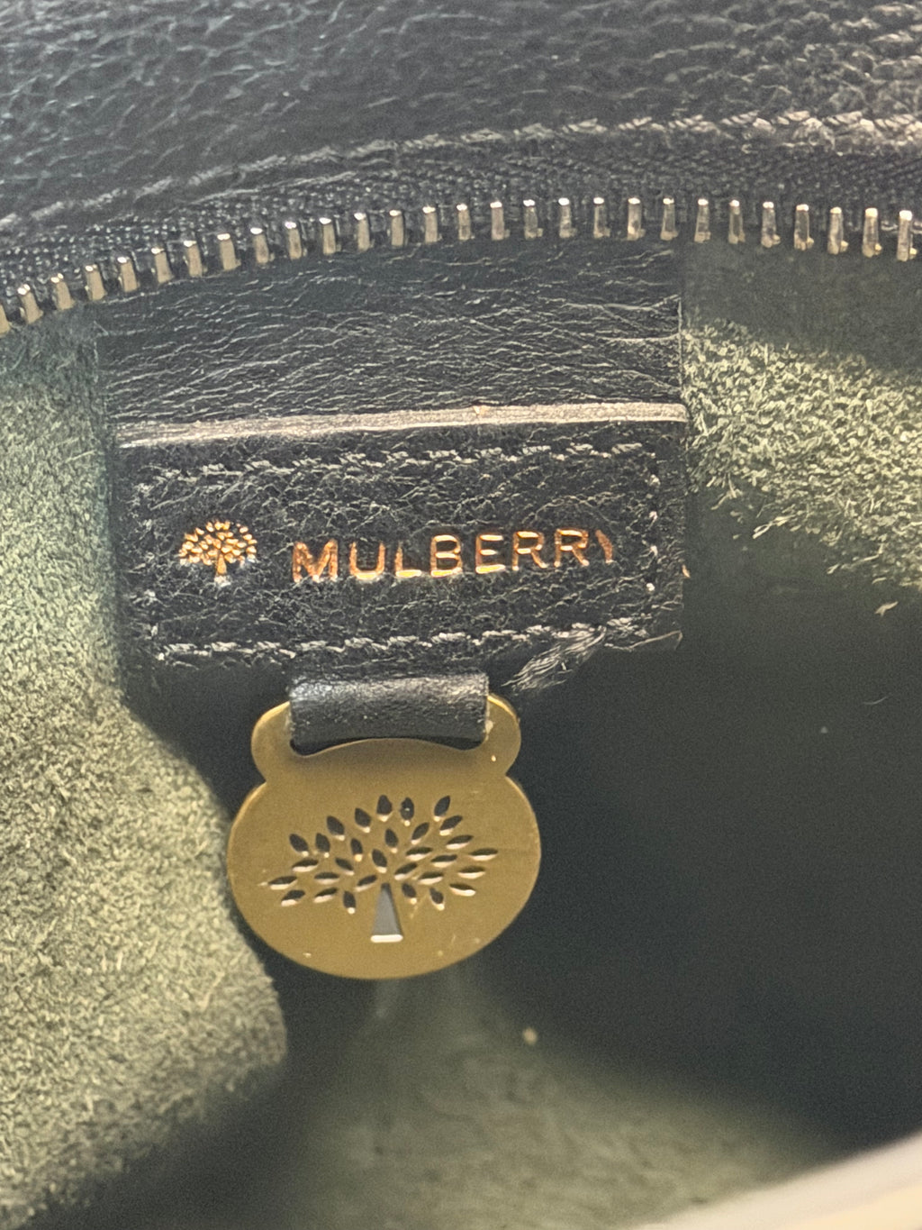 MULBERRY Black Leather Bowler Bag – Early 2000s Icon