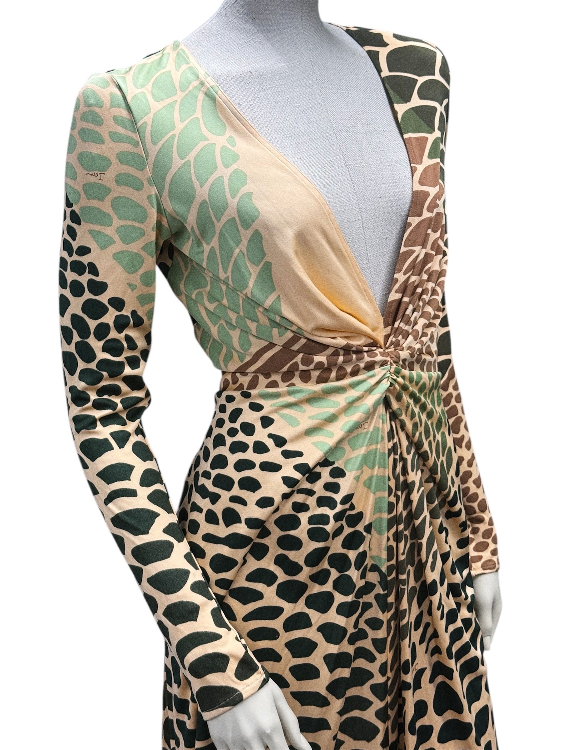 ISSA London Silk Print Dress