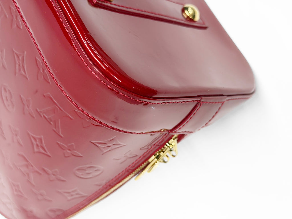 LOUIS VUITTON ALMA VERNIS GM RED