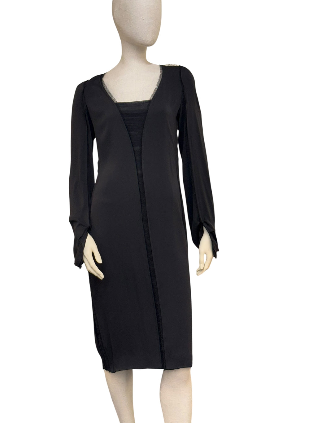 Yves Saint Laurent Rive Gauche Silk Dress