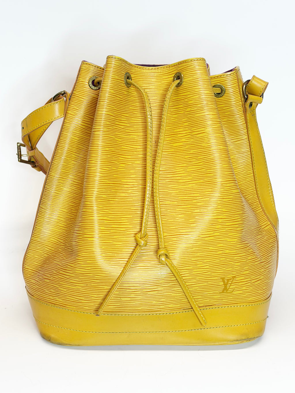 Louis Vuitton Noé Epi Leather Bucket Bag – Yellow