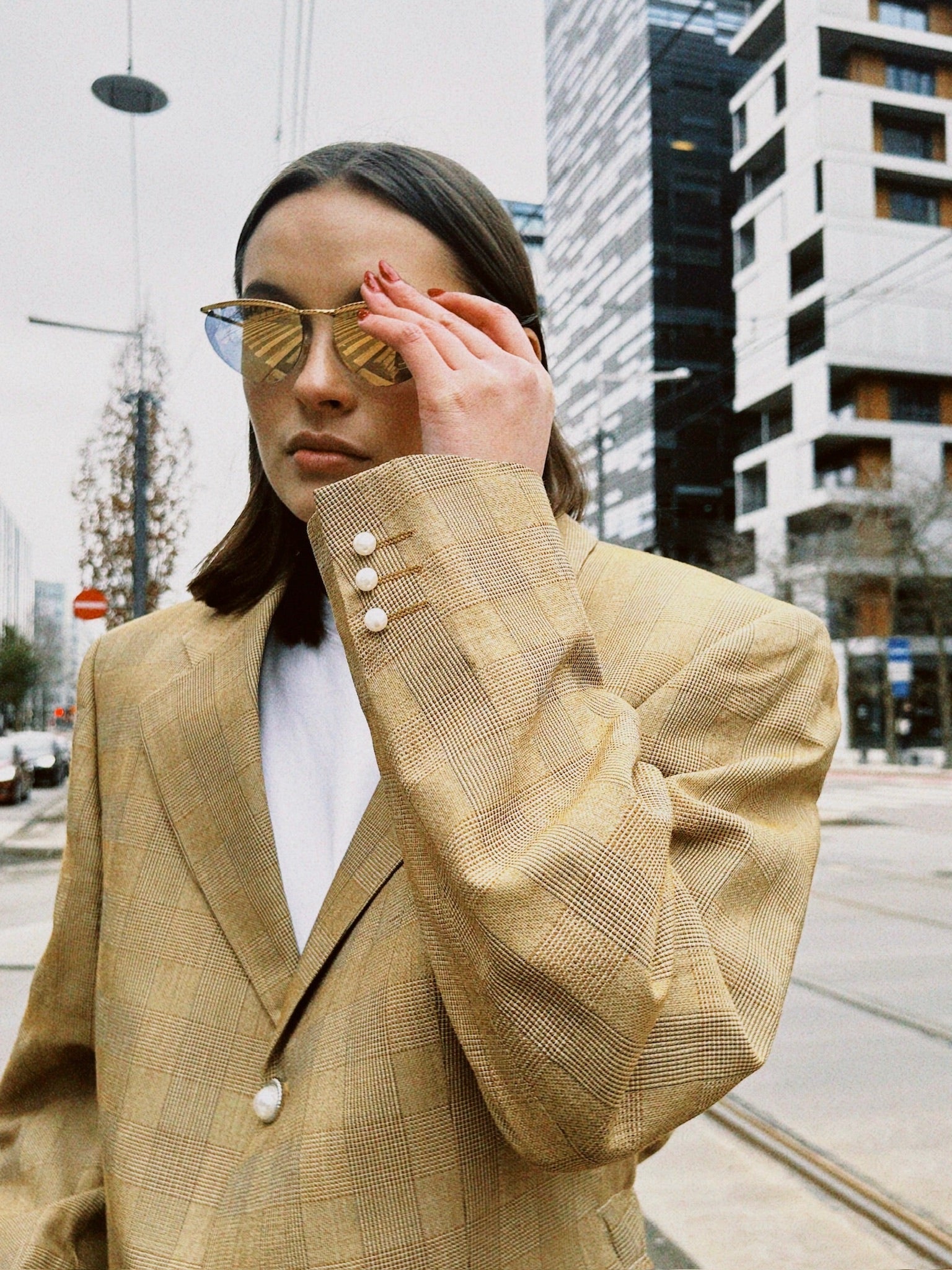 Redesigned jacket beige