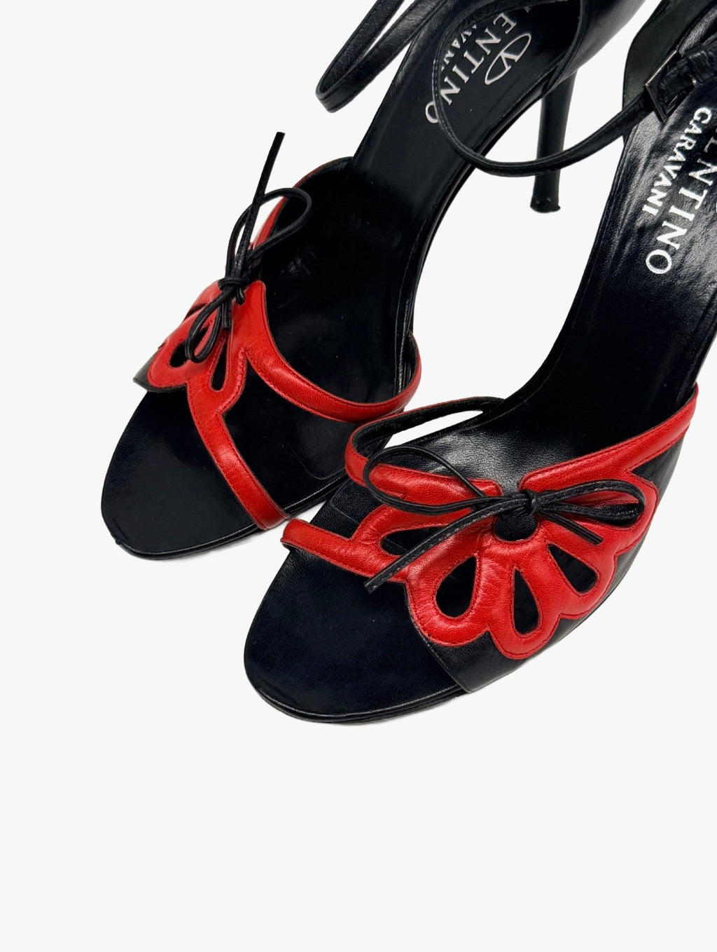 Valentino Garavani Leather Floral heels