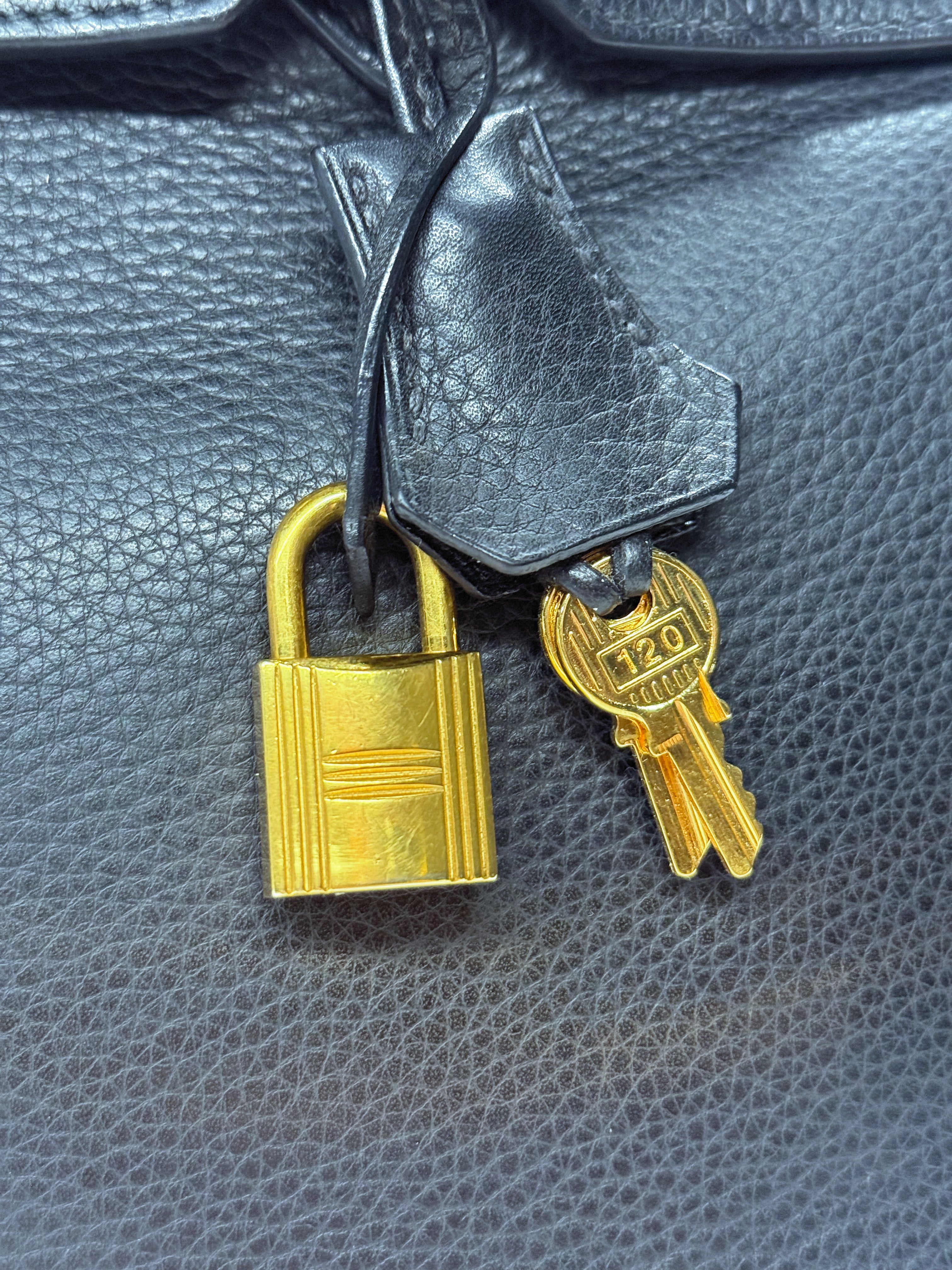Hermès Birkin 35 Black Togo Leather Bag with Gold Hardware