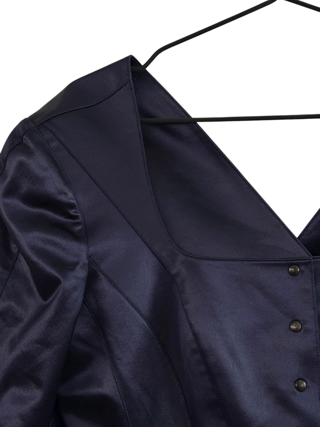 Thierry Mugler Structured Satin Top