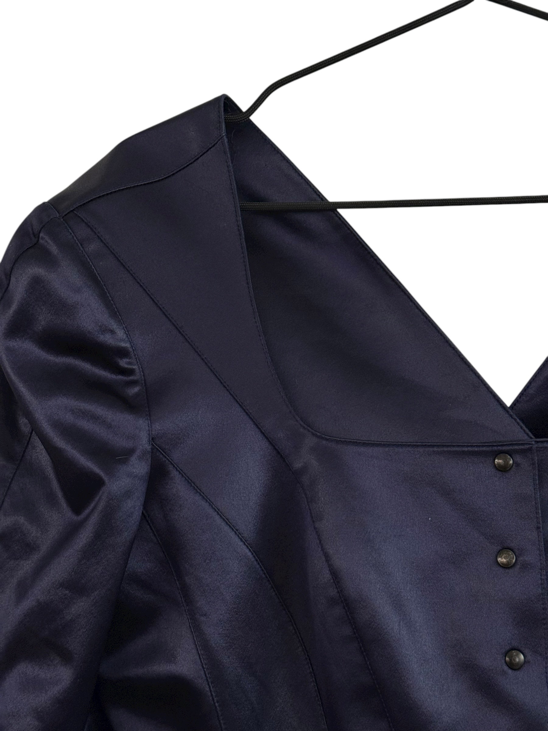 Thierry Mugler Structured Satin Top