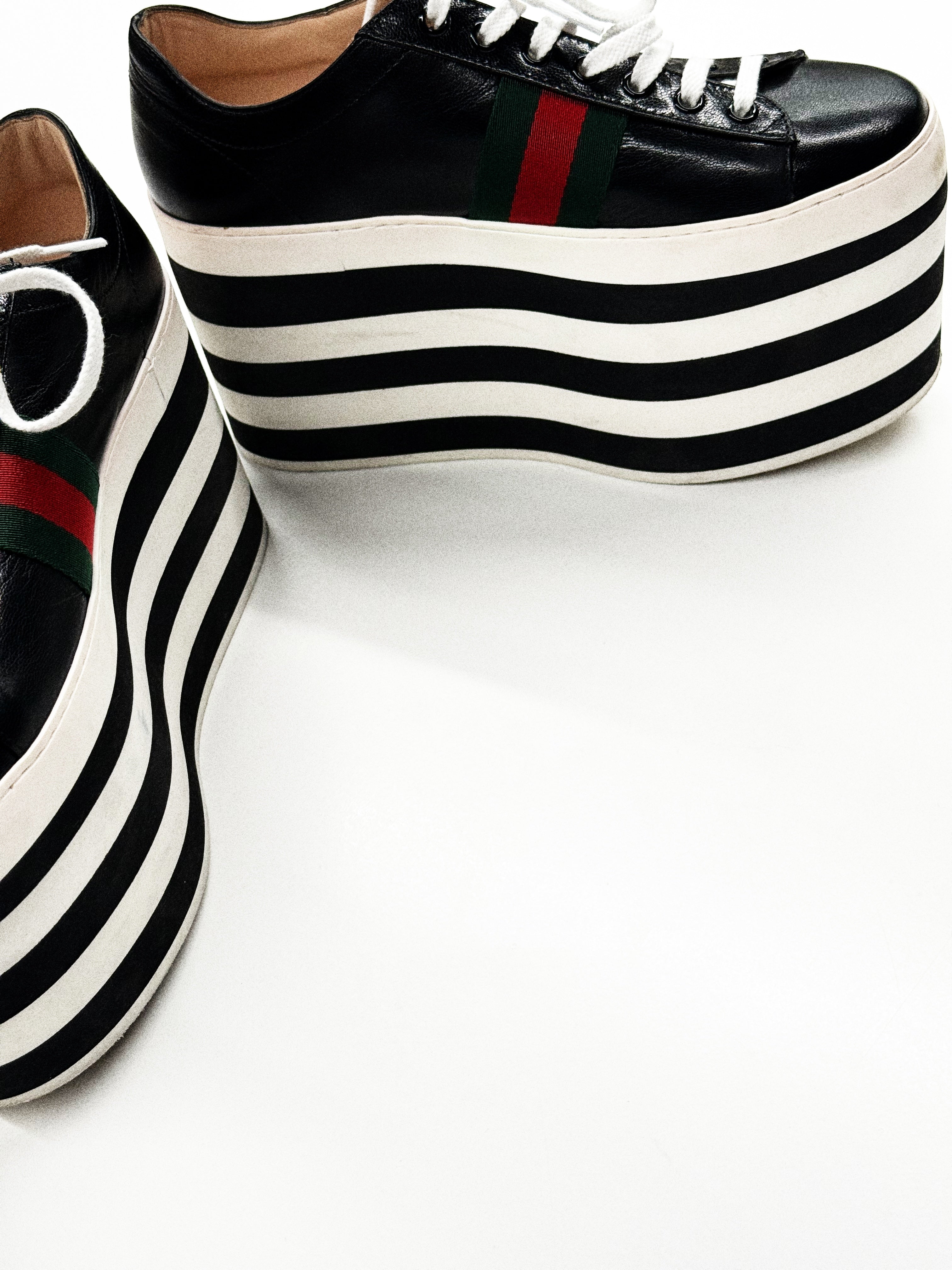 Gucci Peggy Leather Trainers