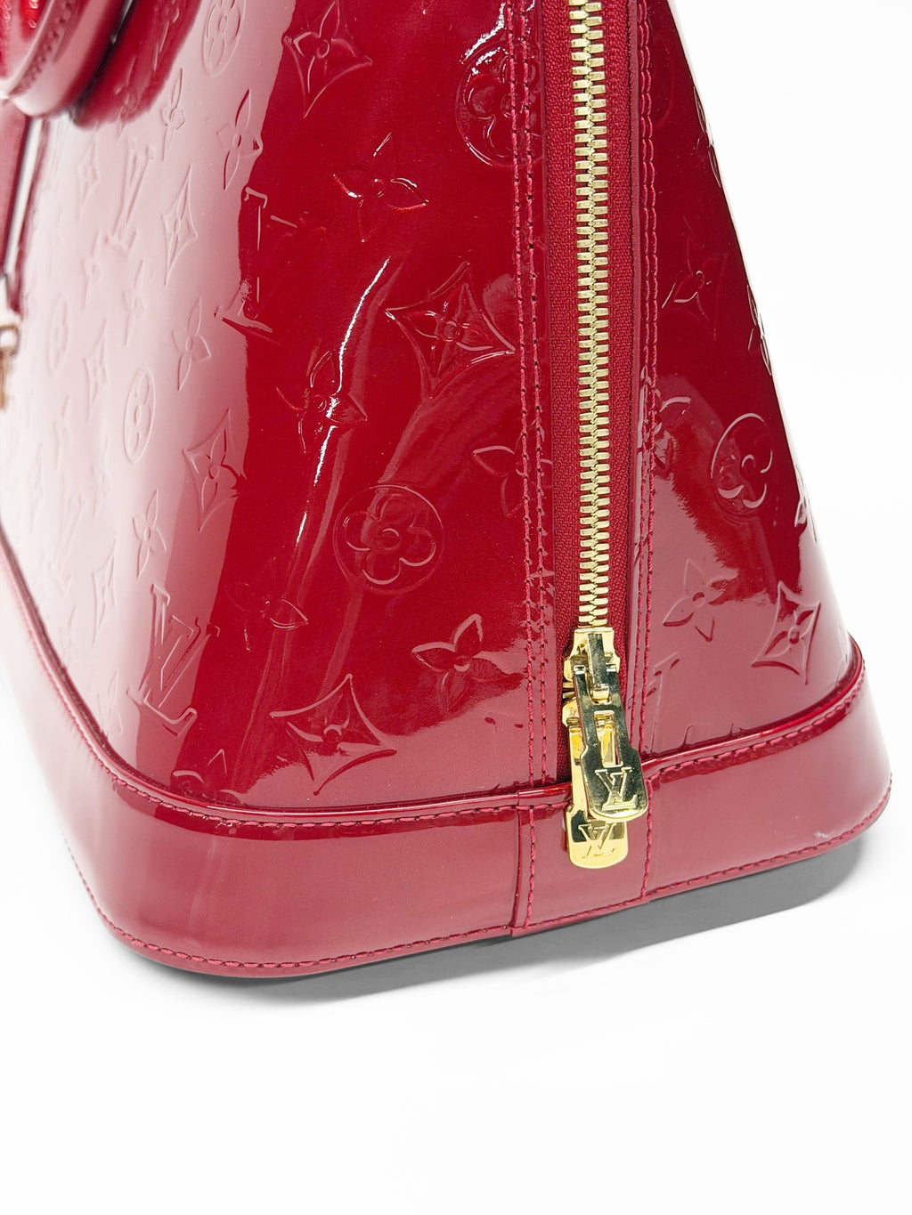 LOUIS VUITTON ALMA VERNIS GM RED