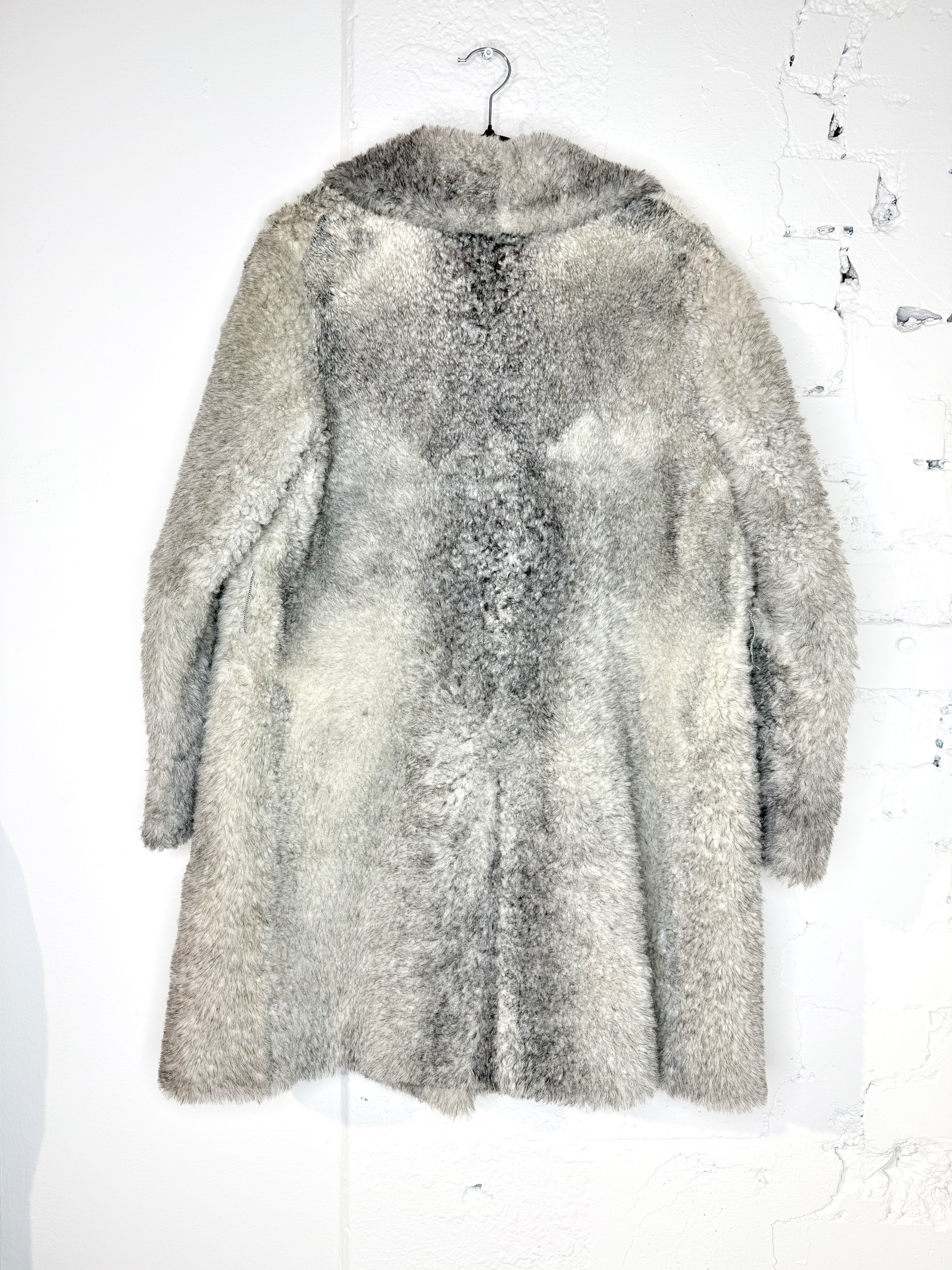 Vintage Wigens Icelandic Lamb Fur Coat