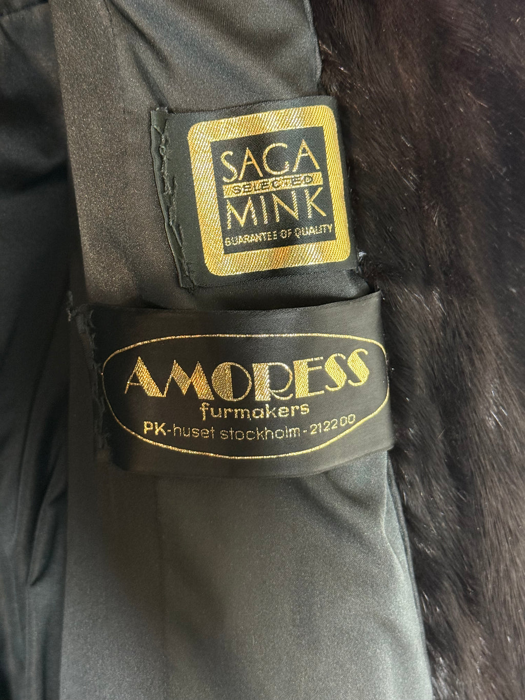 Vintage Amorese Saga Mink Coat