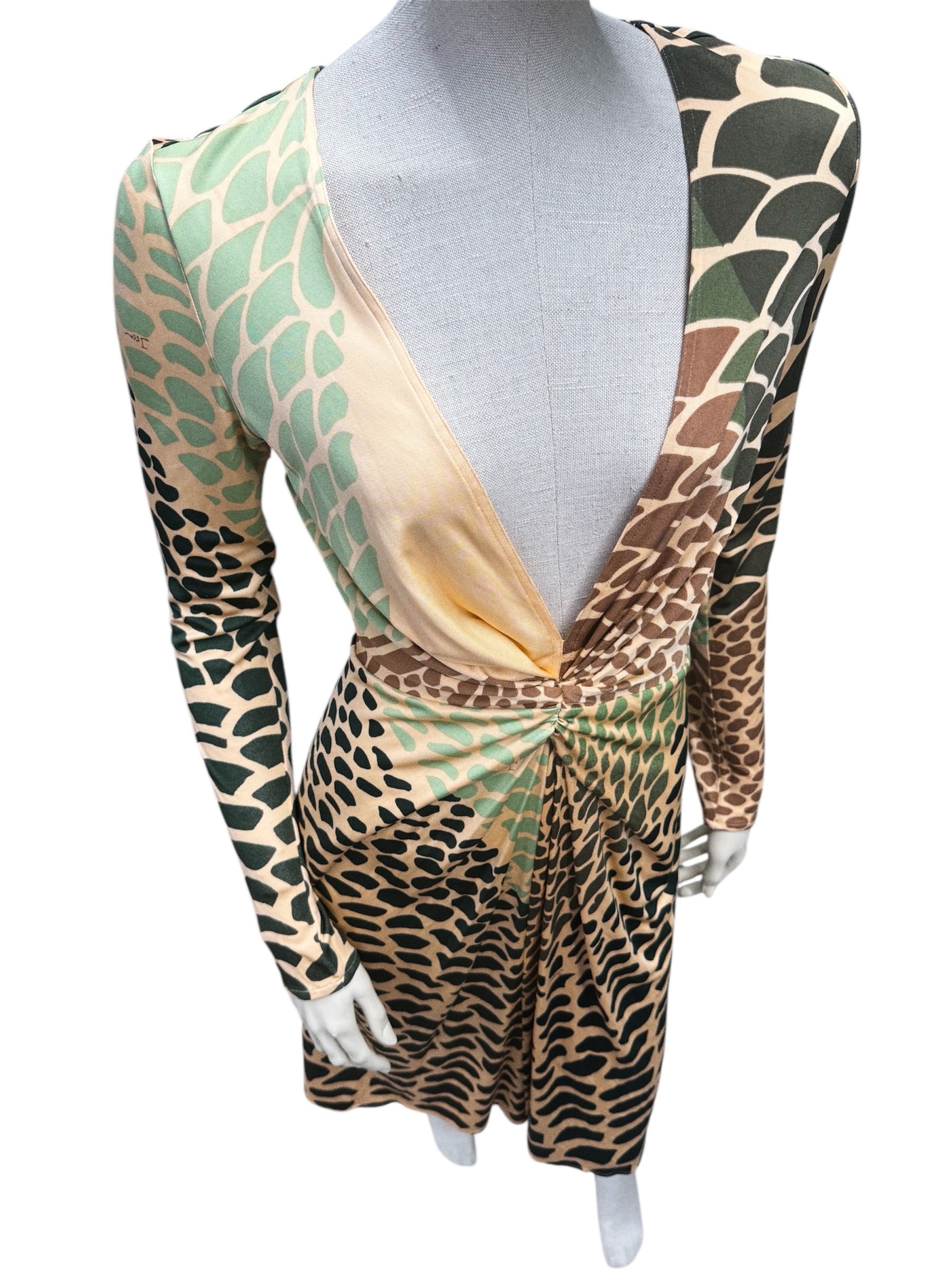 ISSA London Silk Print Dress