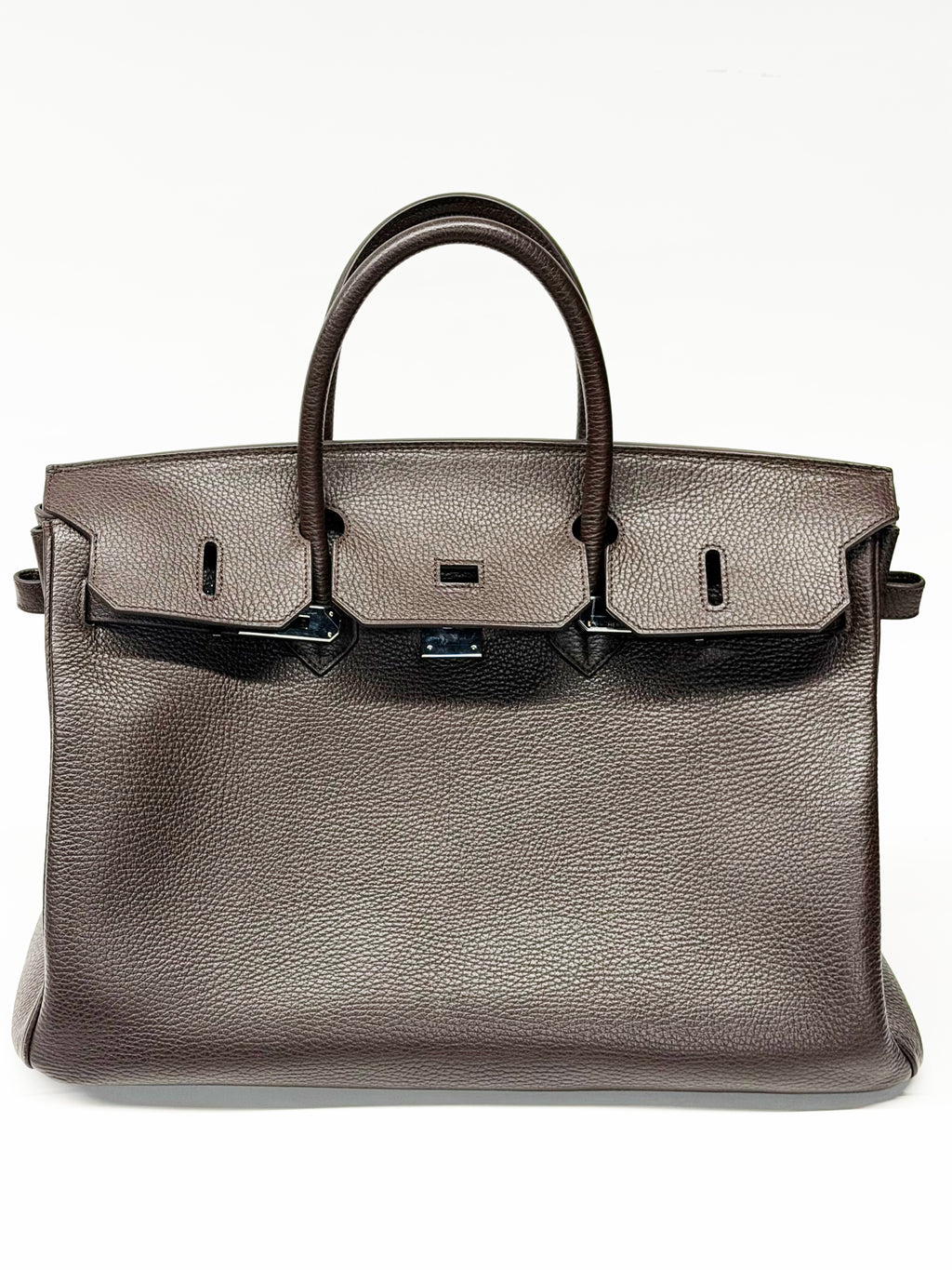 Hermès Birkin 40 Etoupe Togo Leather Palladium Hardware 2011 Investment Piece