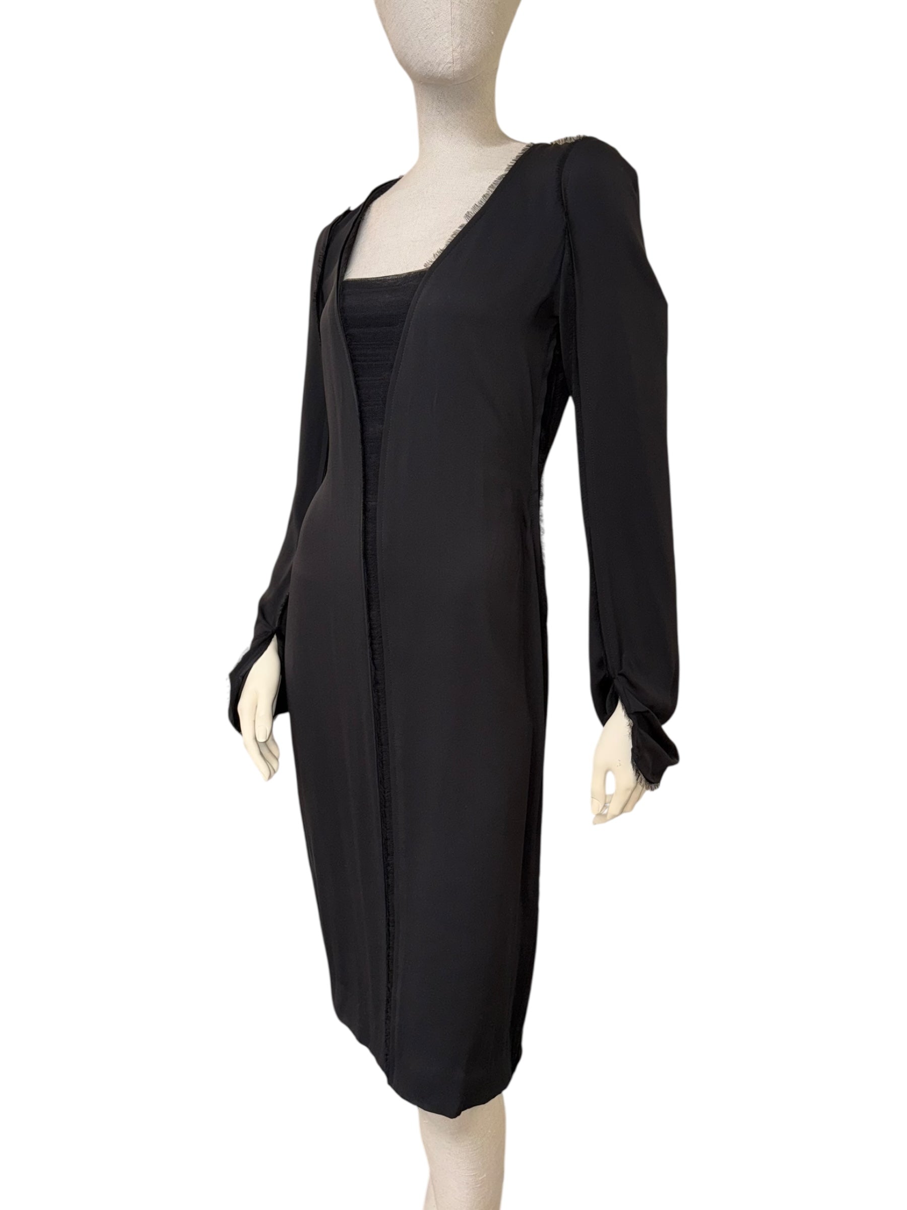 Yves Saint Laurent Rive Gauche Silk Dress