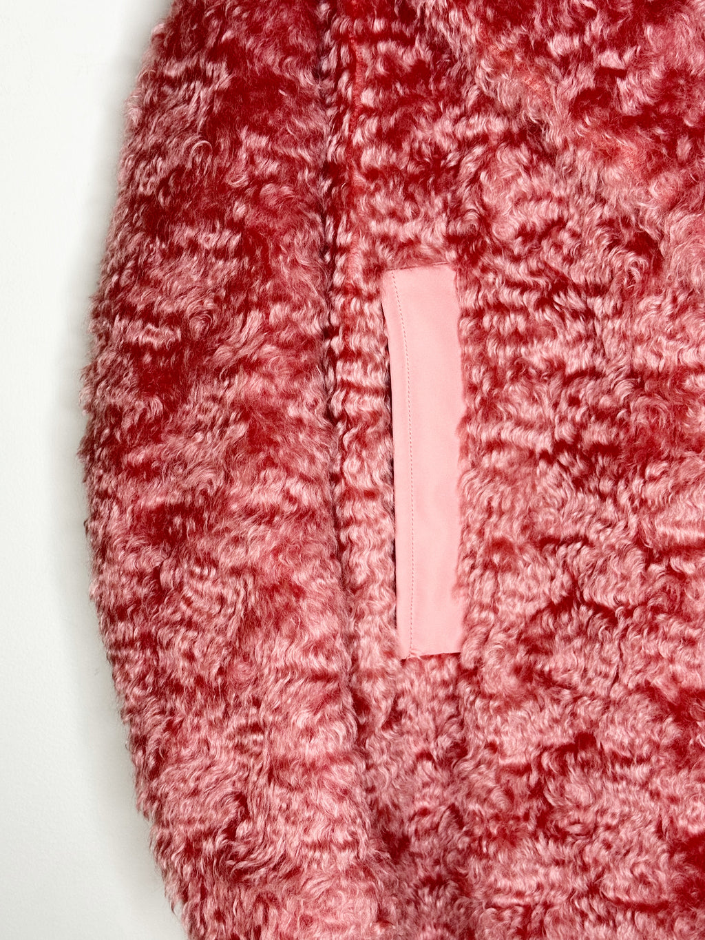 Sportmax Pink Mohair-Blend Coat - M