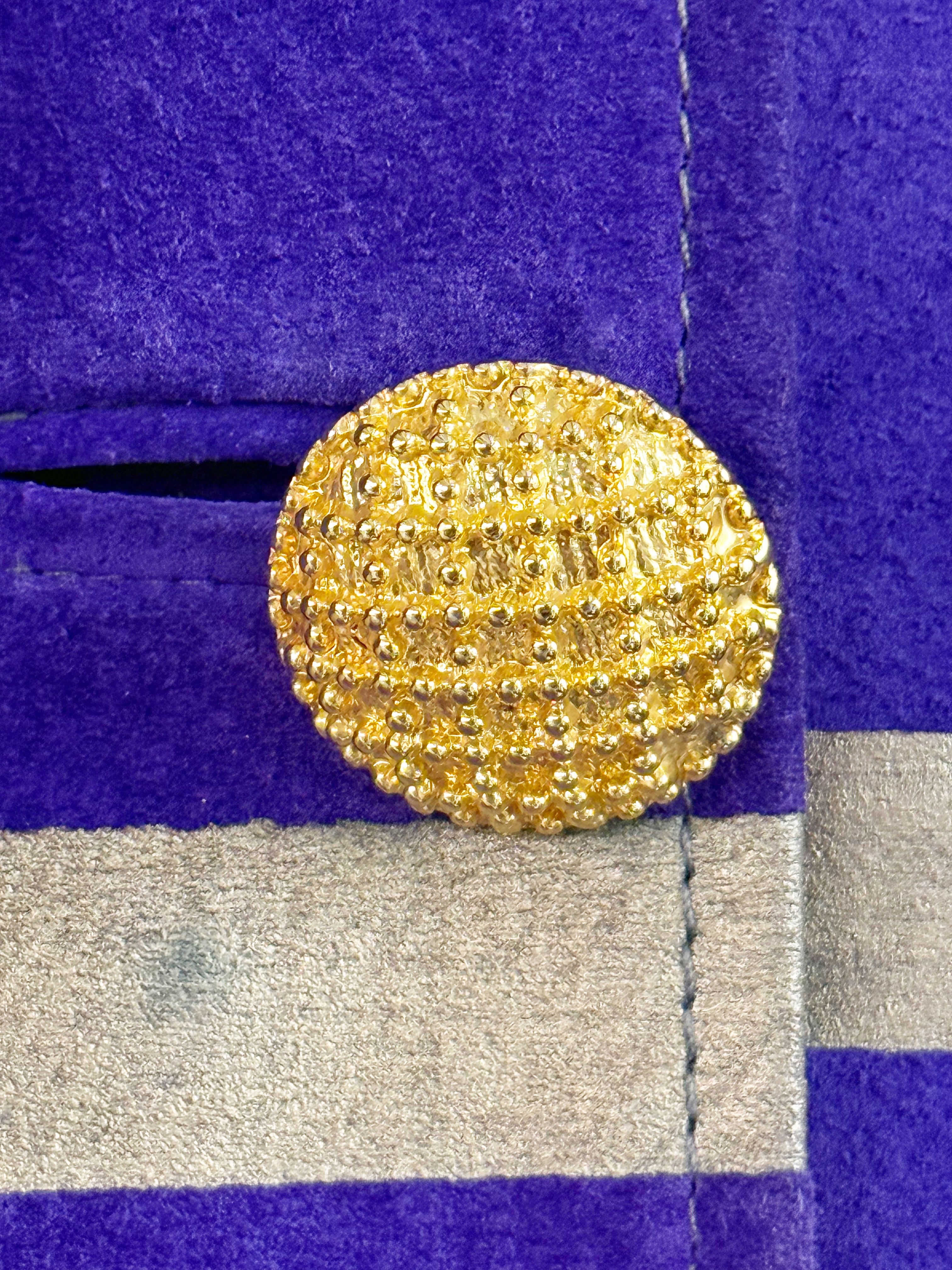 Vintage Suede Colorblock Coat - M