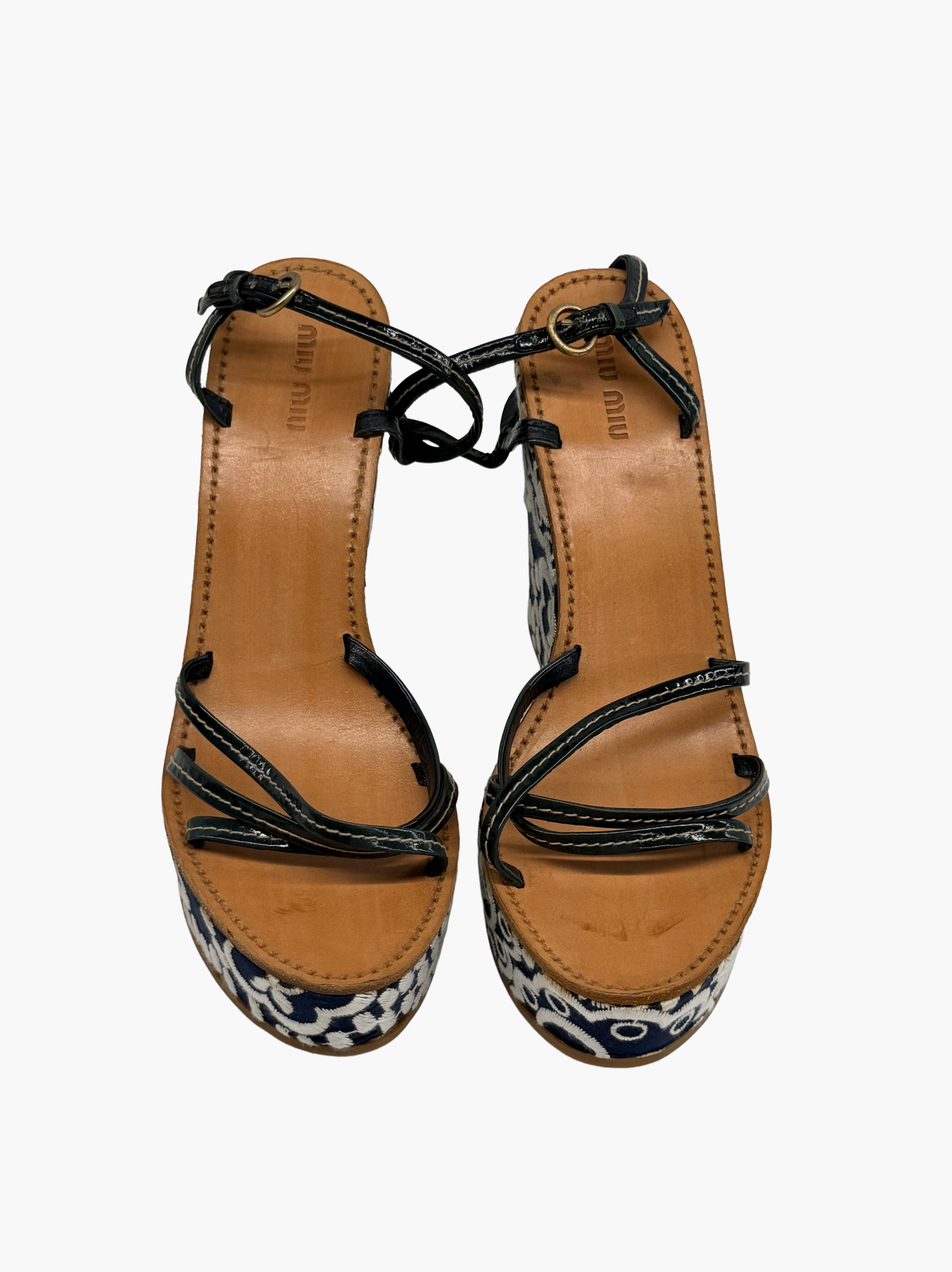 Miu Miu wedge sandals
