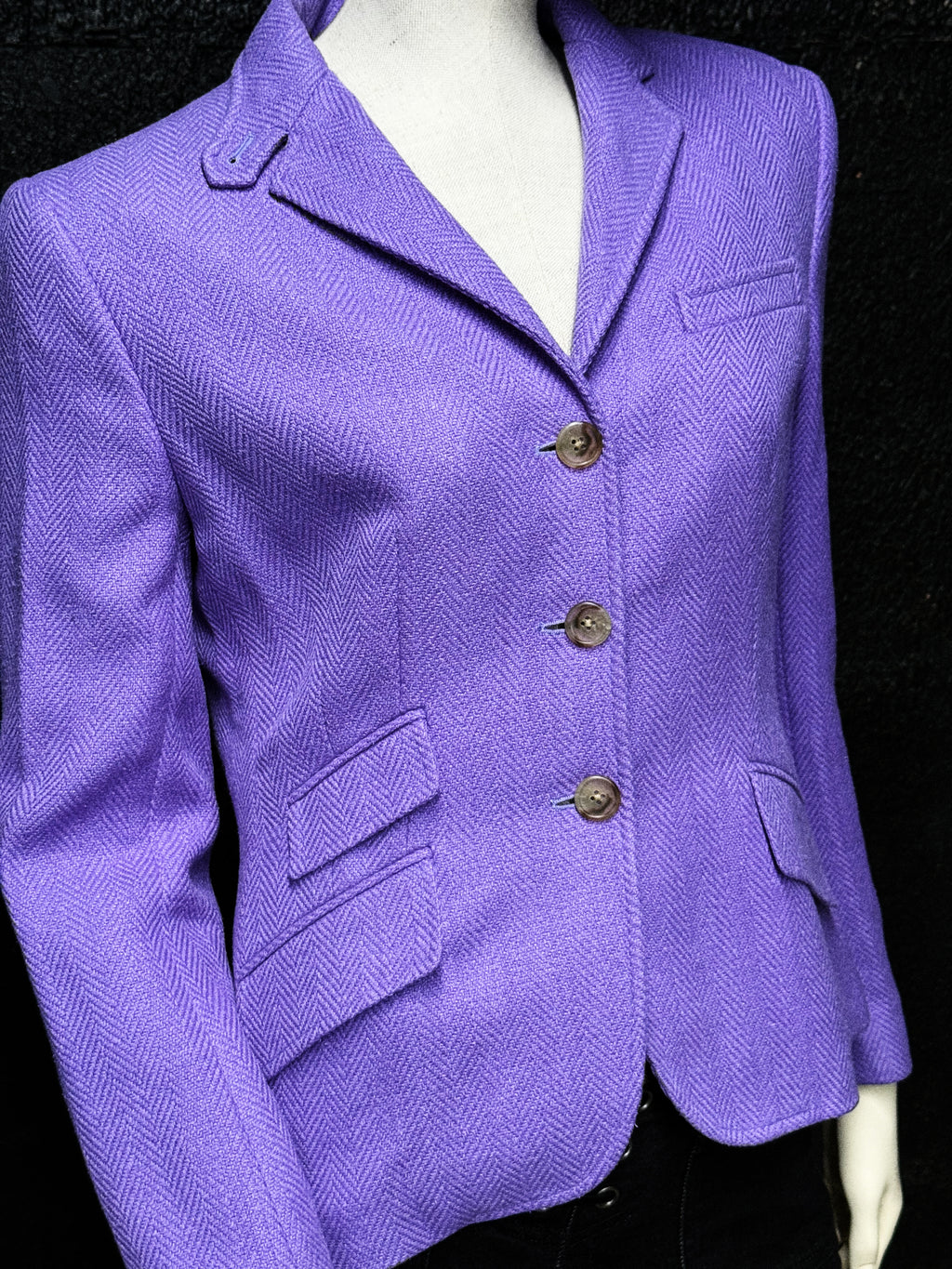 Ralph Lauren Silk-Lined Wool Blazer