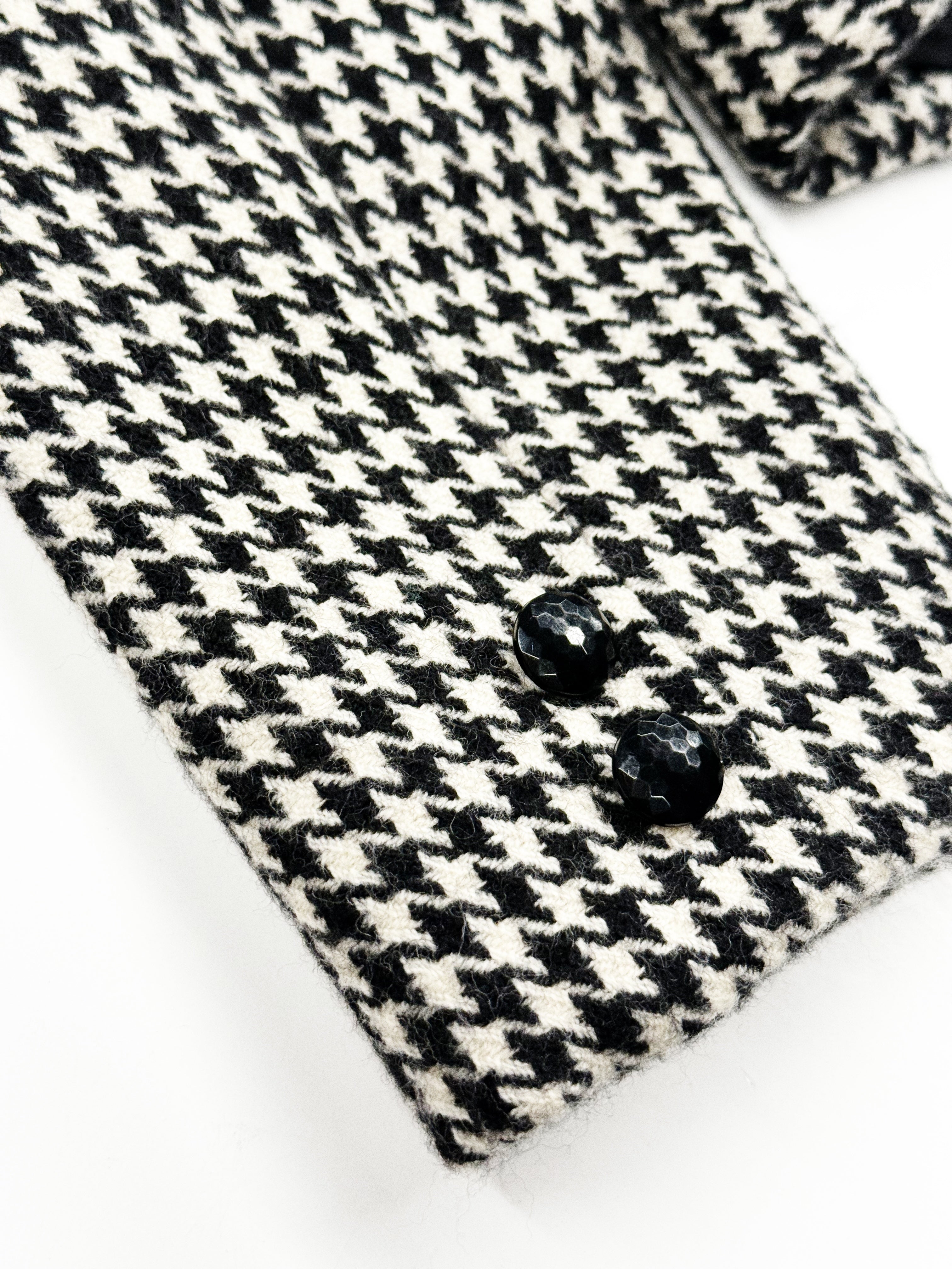 Gianni Versace Houndstooth Wool Blazer