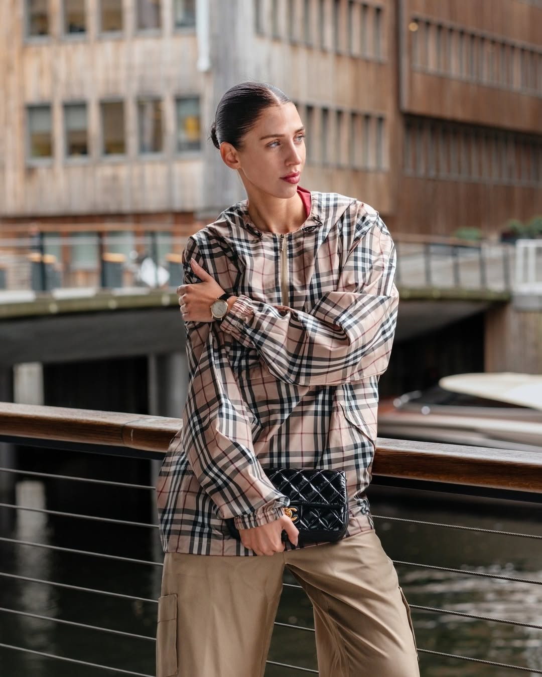 BURBERRY LONDON CHECK ANORAK – SIZE L