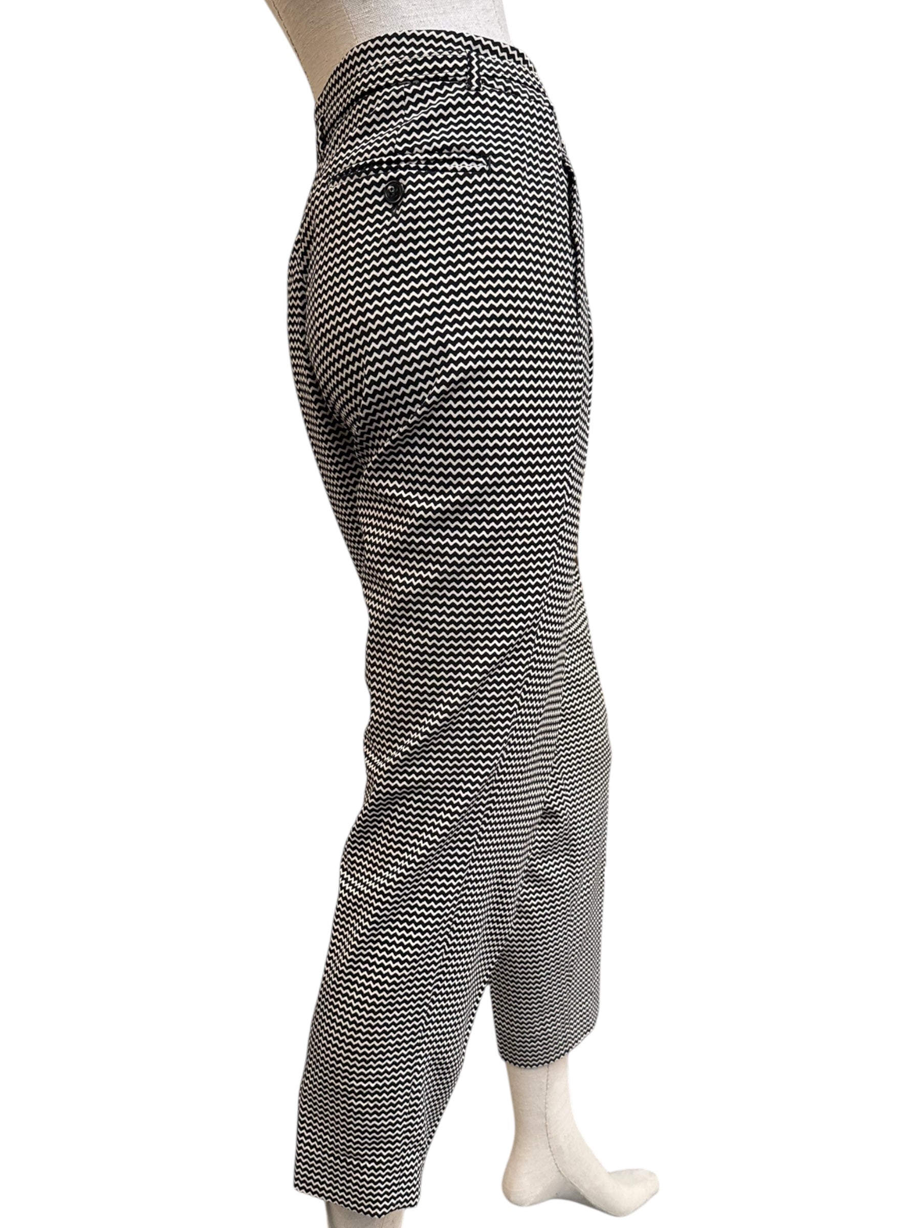 Max Mara Weekend Graphic Patterned Suit with Belt - EU 40