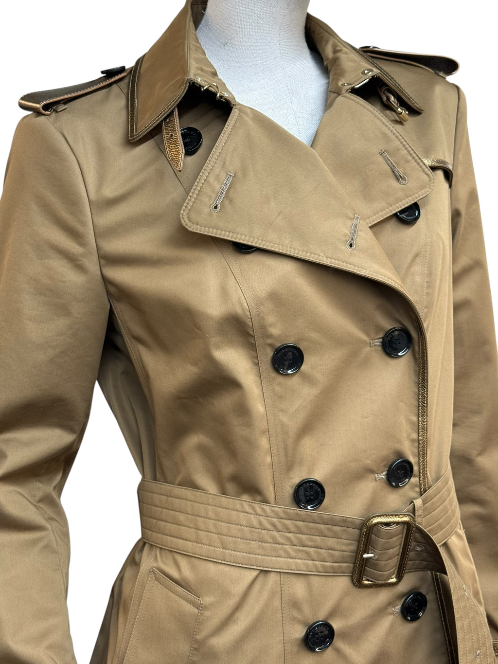 BURBERRY PRORSUM London Short Trench Coat - EU 40
