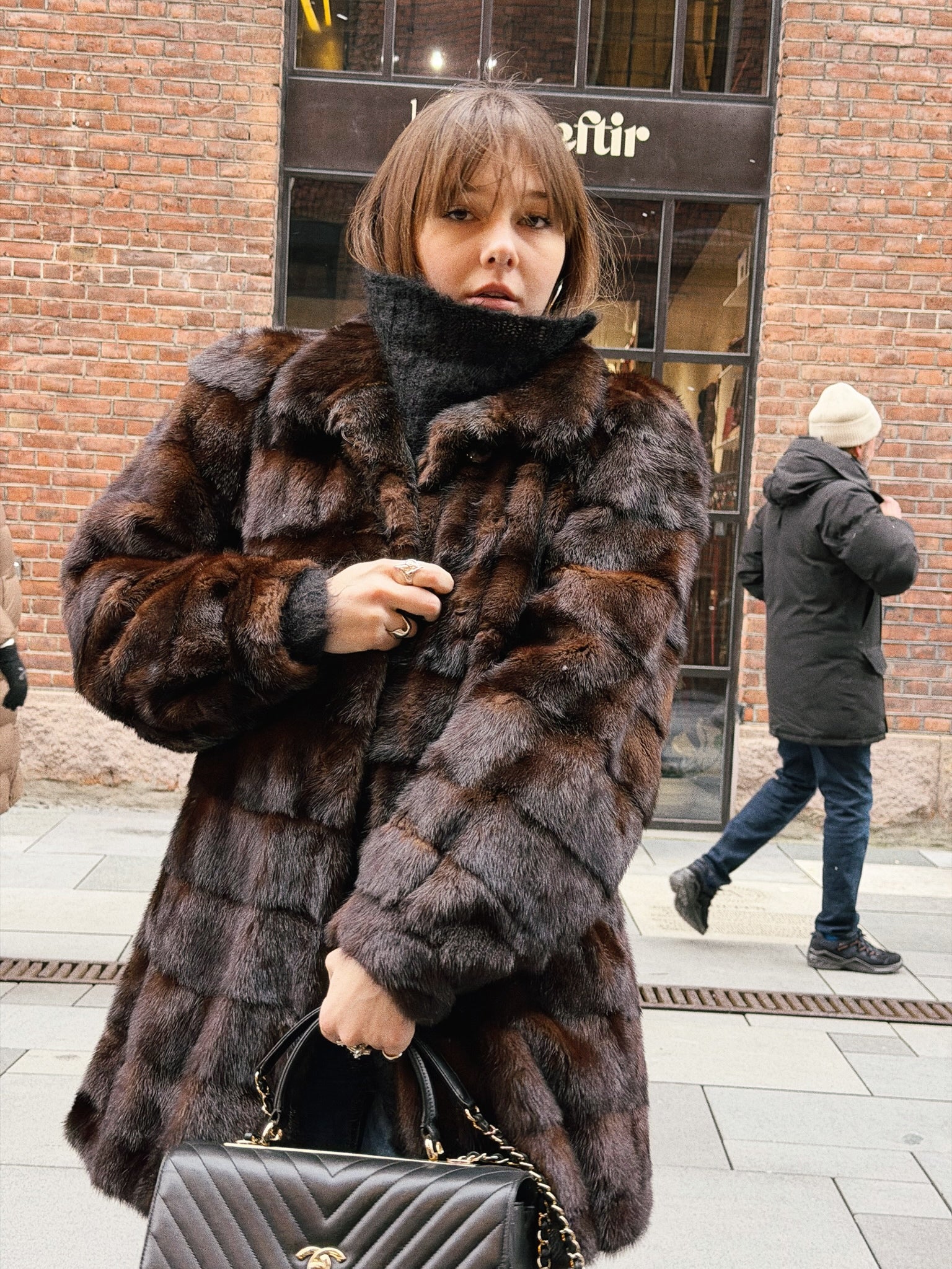 Aksel Ronten Vintage Mink Fur Coat