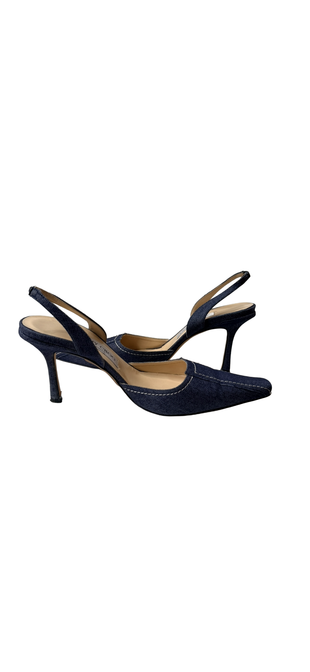 Jimmy Choo denim heels