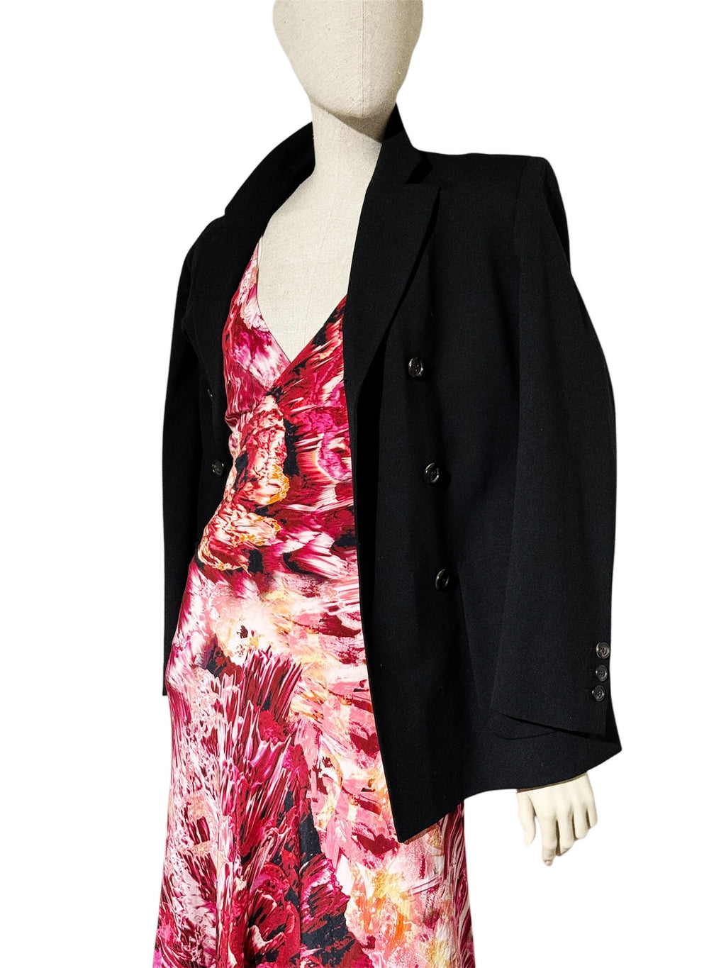 Aigner Double-Breasted Wool Blazer