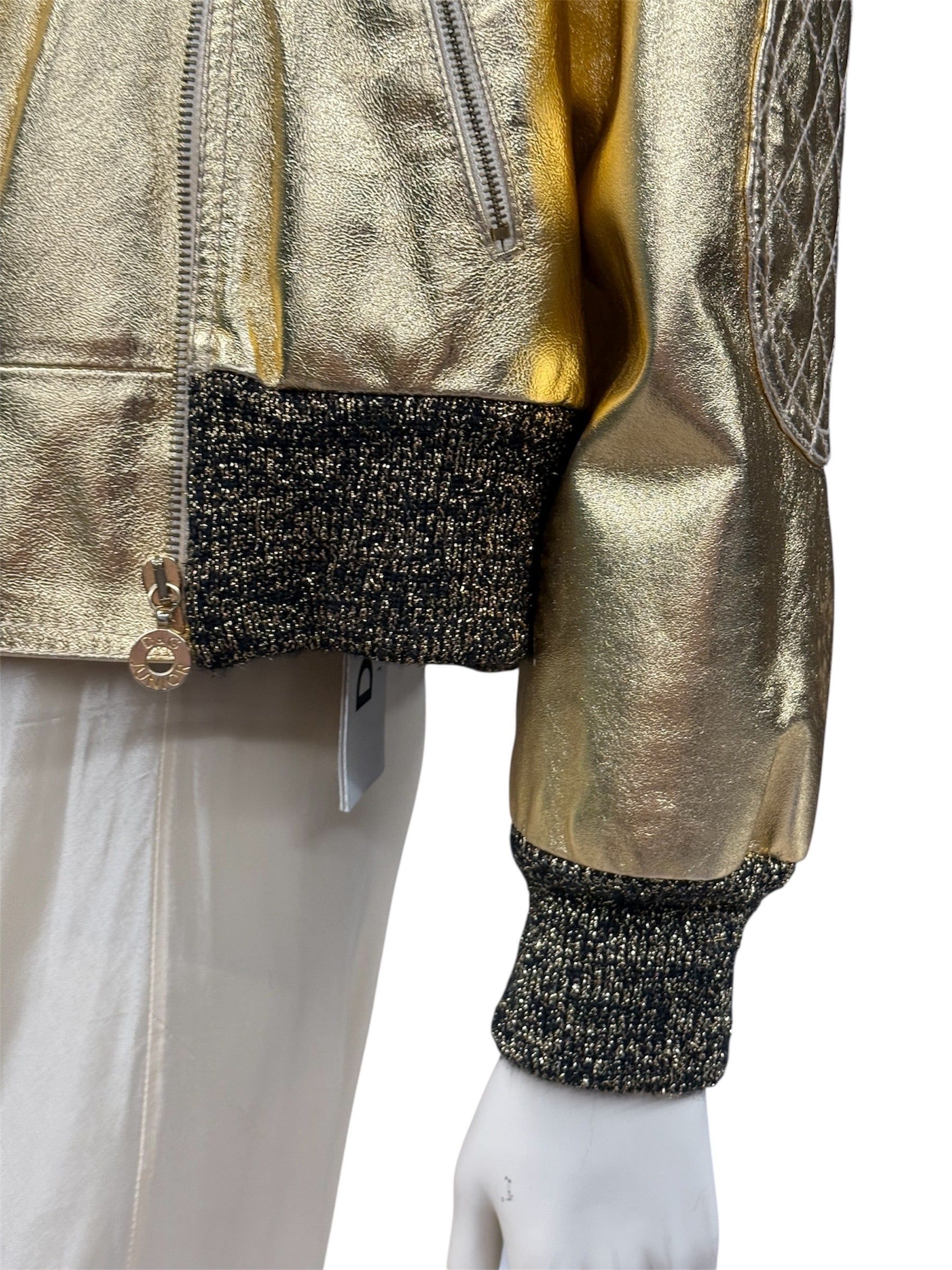D&G JUNIOR GOLD SHORT JACKET