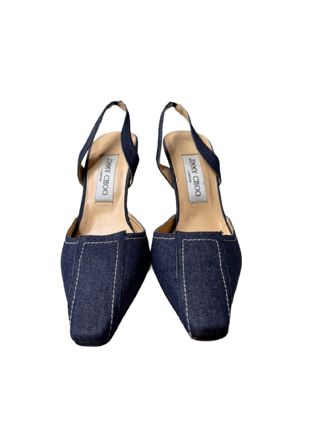 Jimmy Choo denim heels